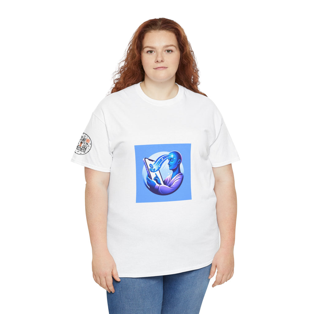 Unisex RememBOT™ Heavy Cotton Tee (Light Edition with White Lettering)