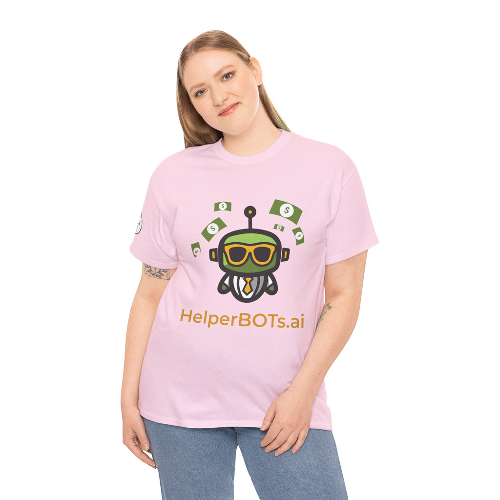Unisex Financial BOT Heavy Cotton Tee (Light Edition with Gold Print)