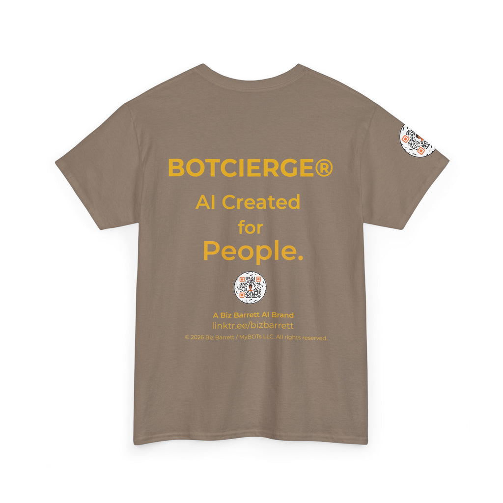Unisex Education BOT Heavy Cotton Tee (Dark Edition with Gold Print)