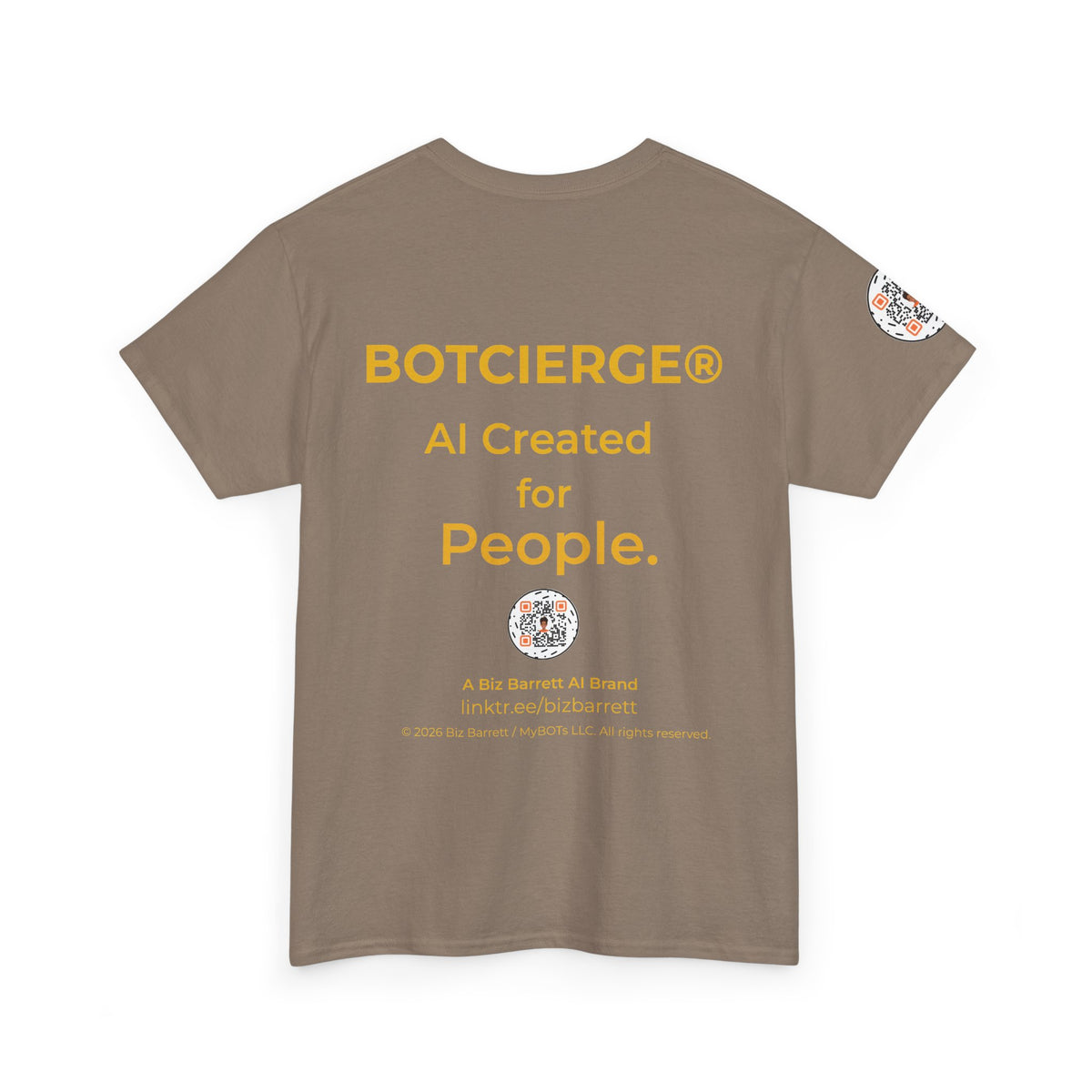 Unisex Education BOT Heavy Cotton Tee (Dark Edition with Gold Print)