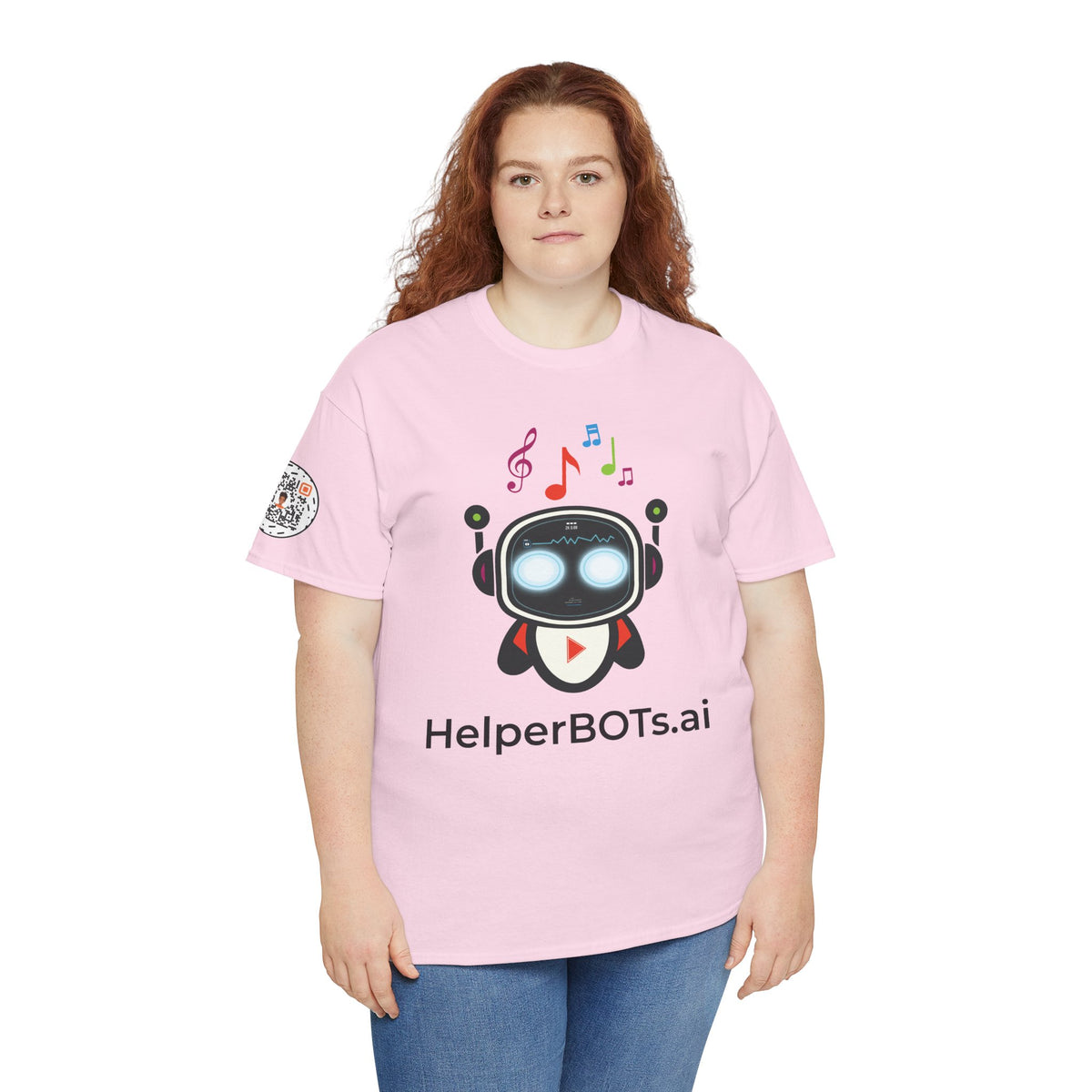 Unisex Music BOT Heavy Cotton Tee (Light Edition with Black Print)