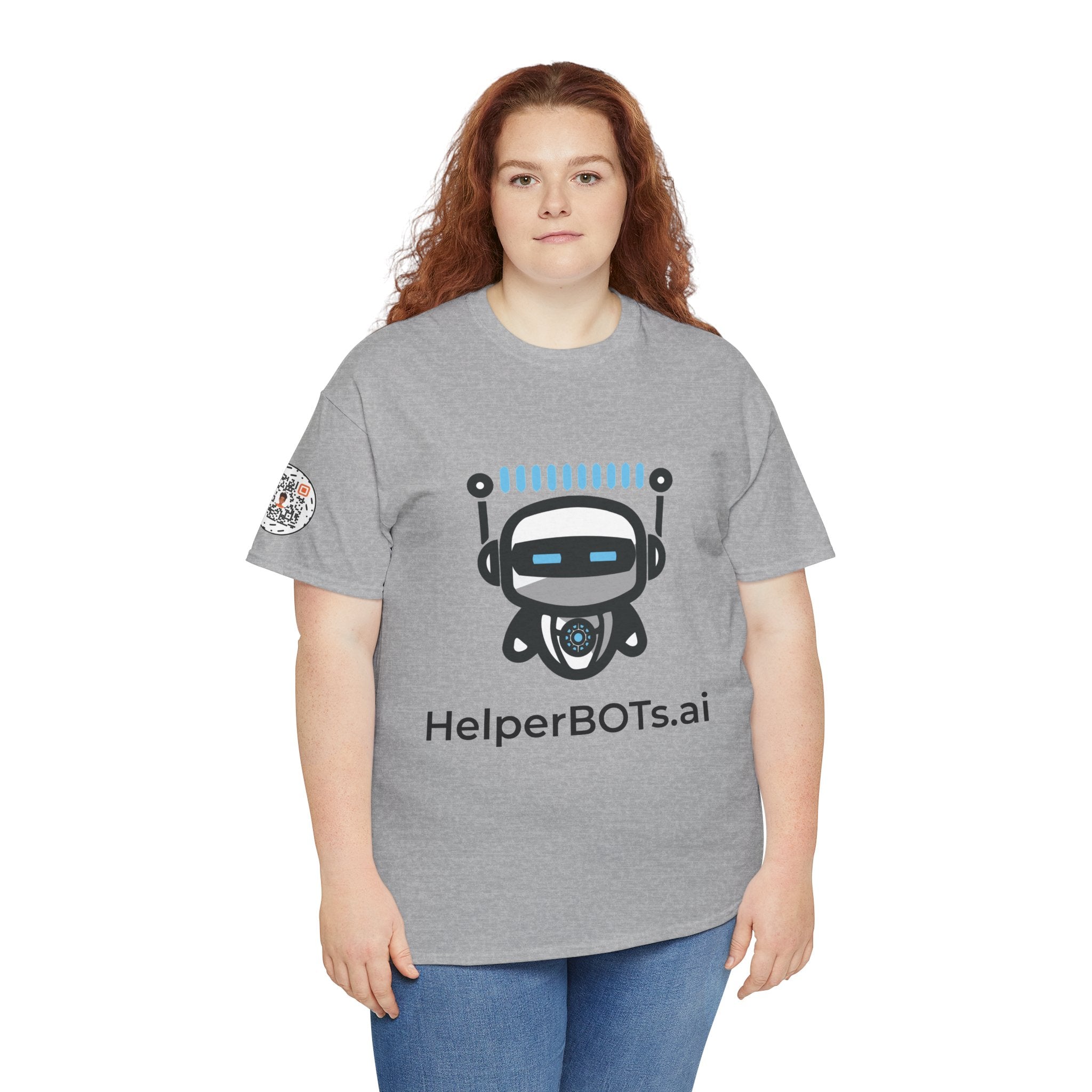 Unisex Productivity BOT Heavy Cotton Tee (Light Edition with Black Print)