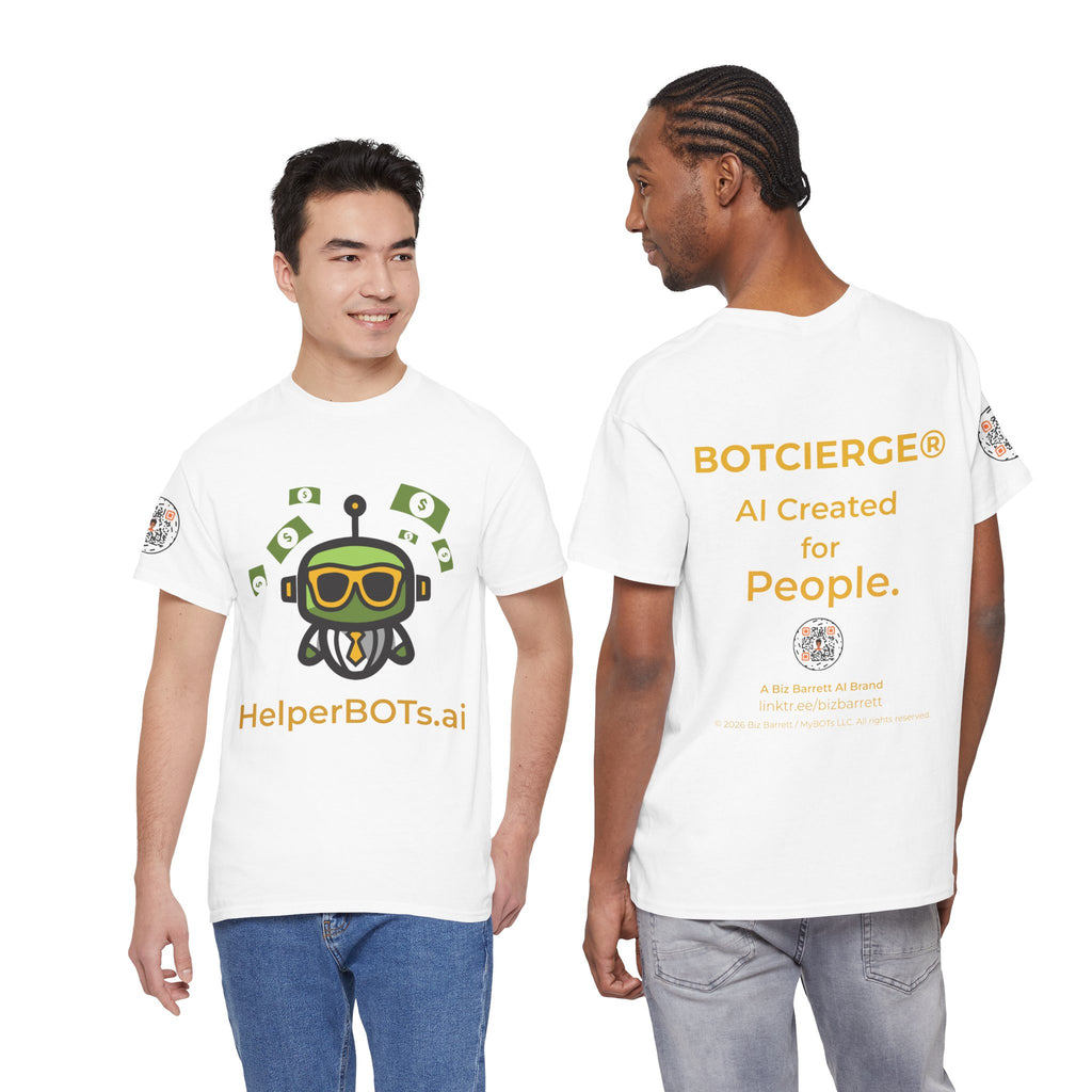 Unisex Financial BOT Heavy Cotton Tee (Light Edition with Gold Print)