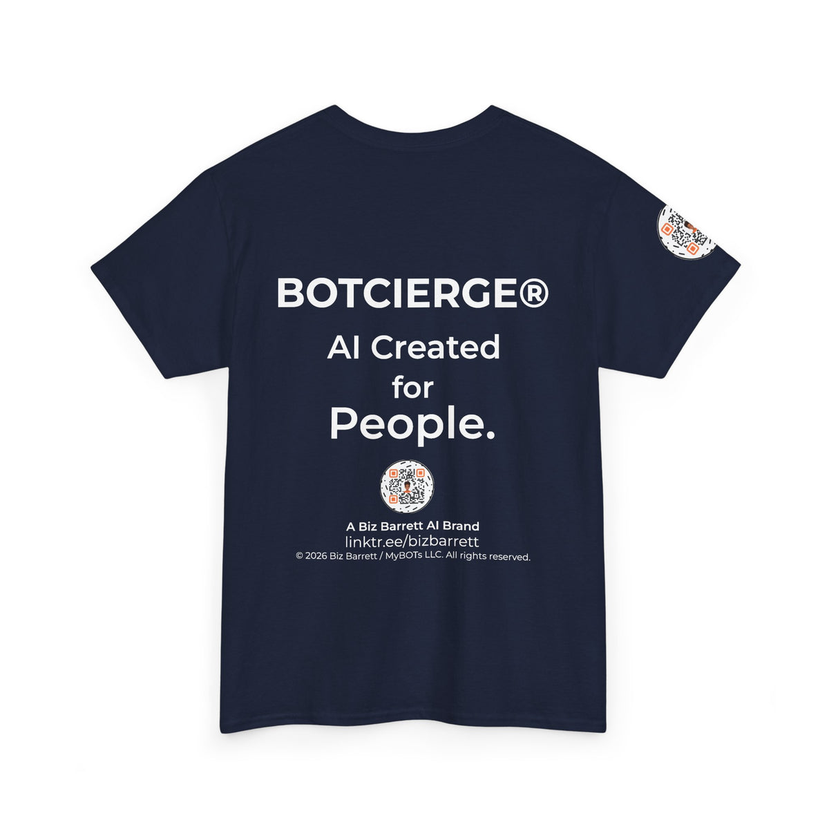 Unisex Love and Relationships BOT Heavy Cotton Tee (Dark Edition with White Print)