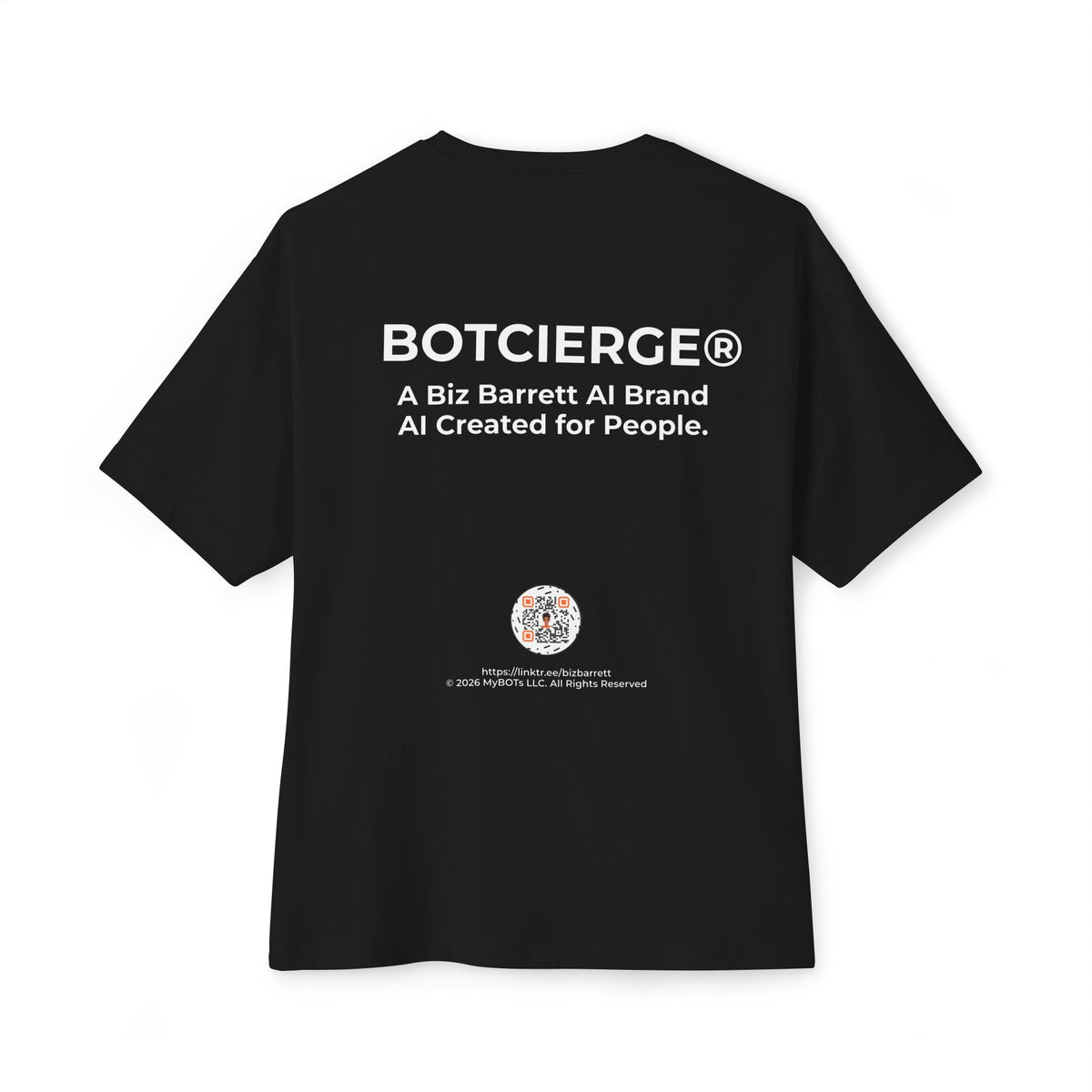 Unisex Logo Oversized Boxy Tee (Dark Edition)