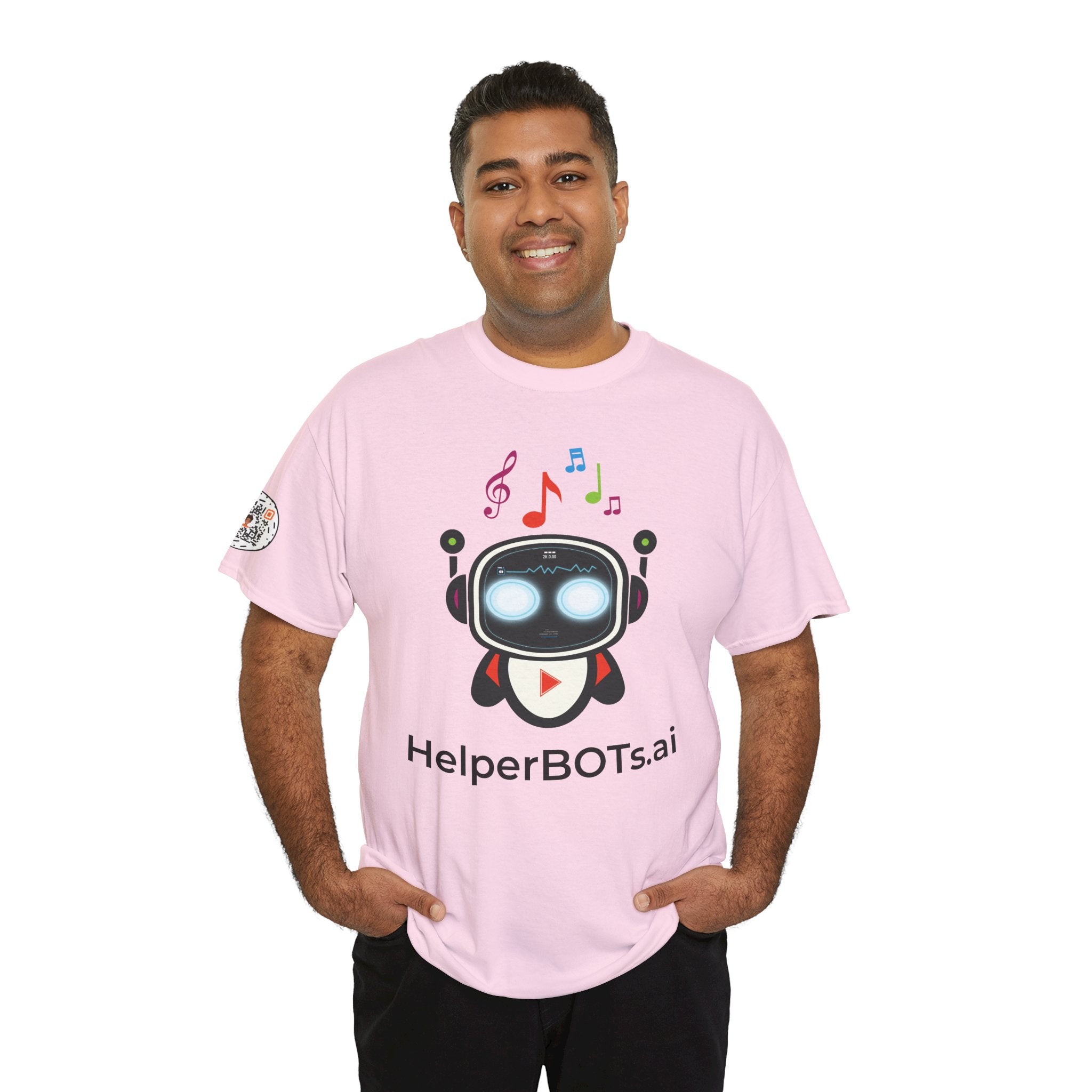 Unisex Music BOT Heavy Cotton Tee (Light Edition with Black Print)