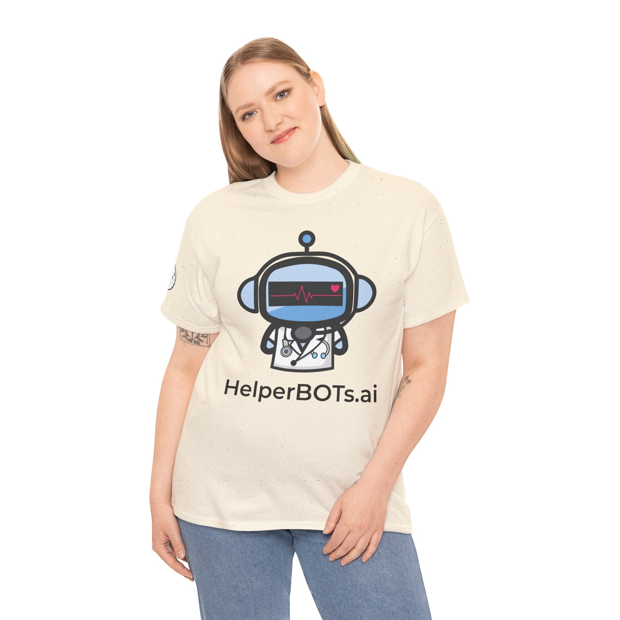 Unisex Medical BOT Heavy Cotton Tee (Light Edition with Black Print)