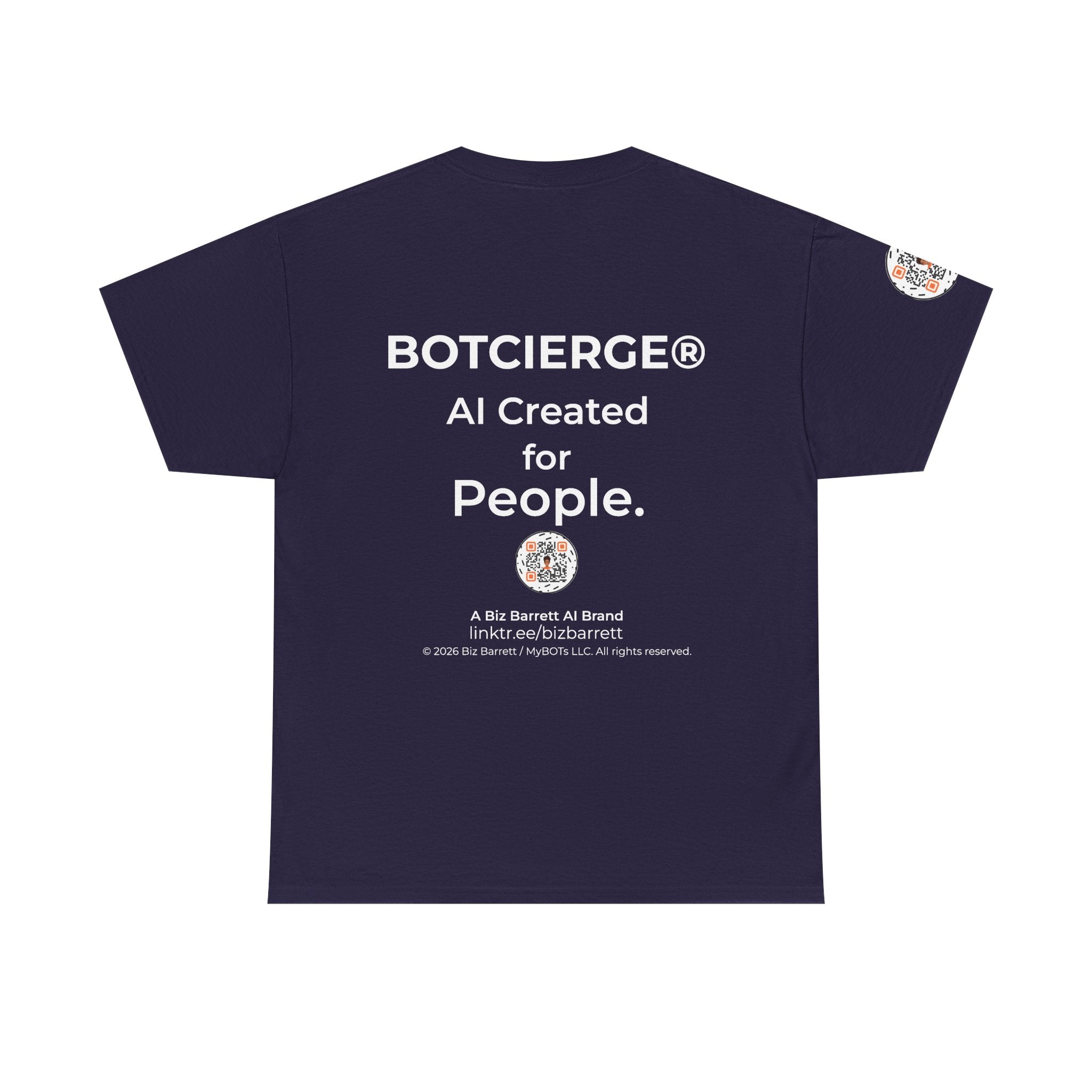 Unisex Medical BOT Heavy Cotton Tee (Dark Edition with White Print)