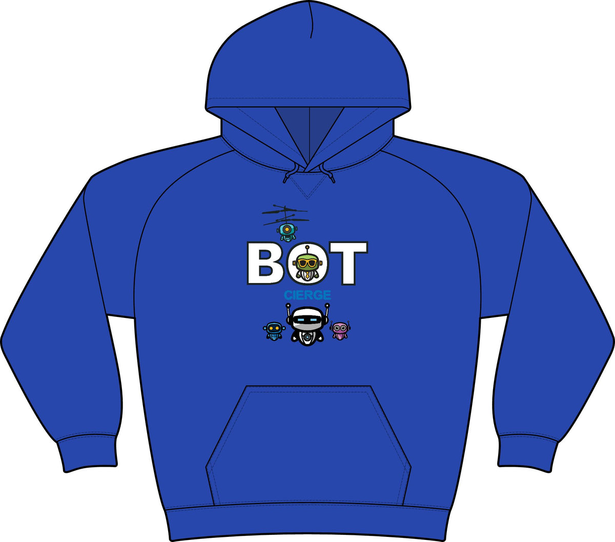 Logo Unisex Drive Fleece Pullover Hoodie (Light Edition with Black Print)
