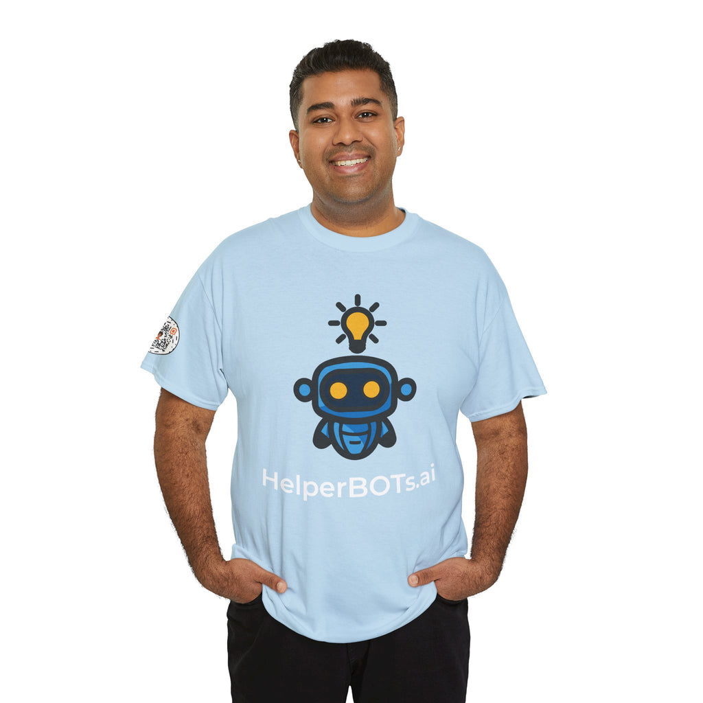 Unisex Personal Development BOT Heavy Cotton Tee (Dark Edition with White Print)
