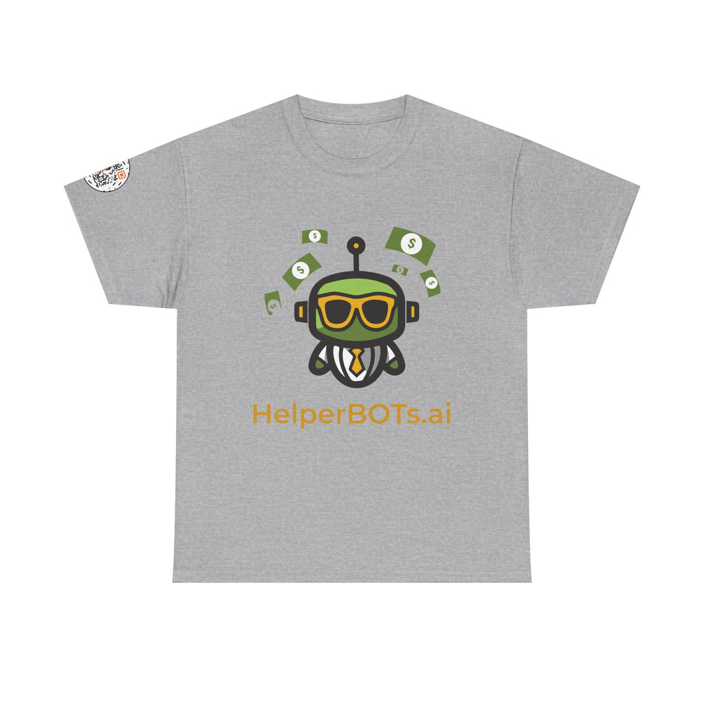 Unisex Financial BOT Heavy Cotton Tee (Dark Edition with Gold Print)