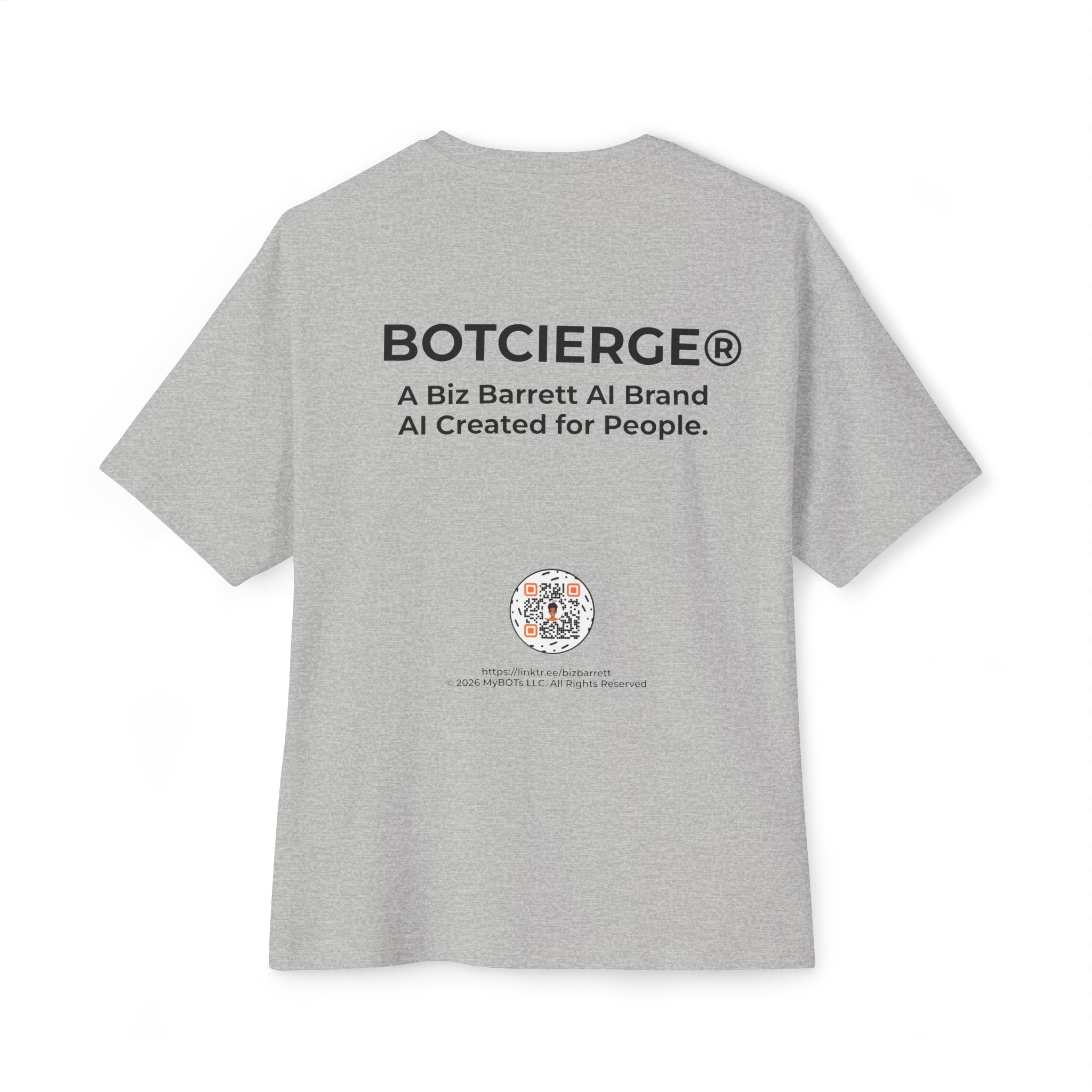 Unisex Logo Oversized Boxy Tee (Light Edition)