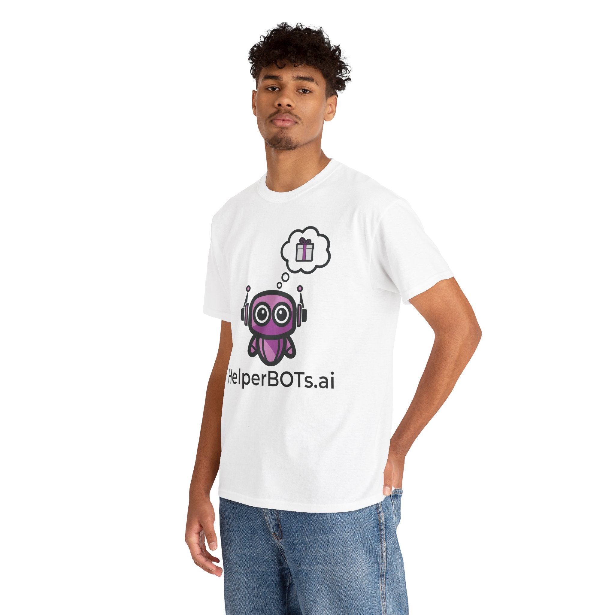 Unisex Love and Relationships BOT Heavy Cotton Tee (Light Edition with Black Print)