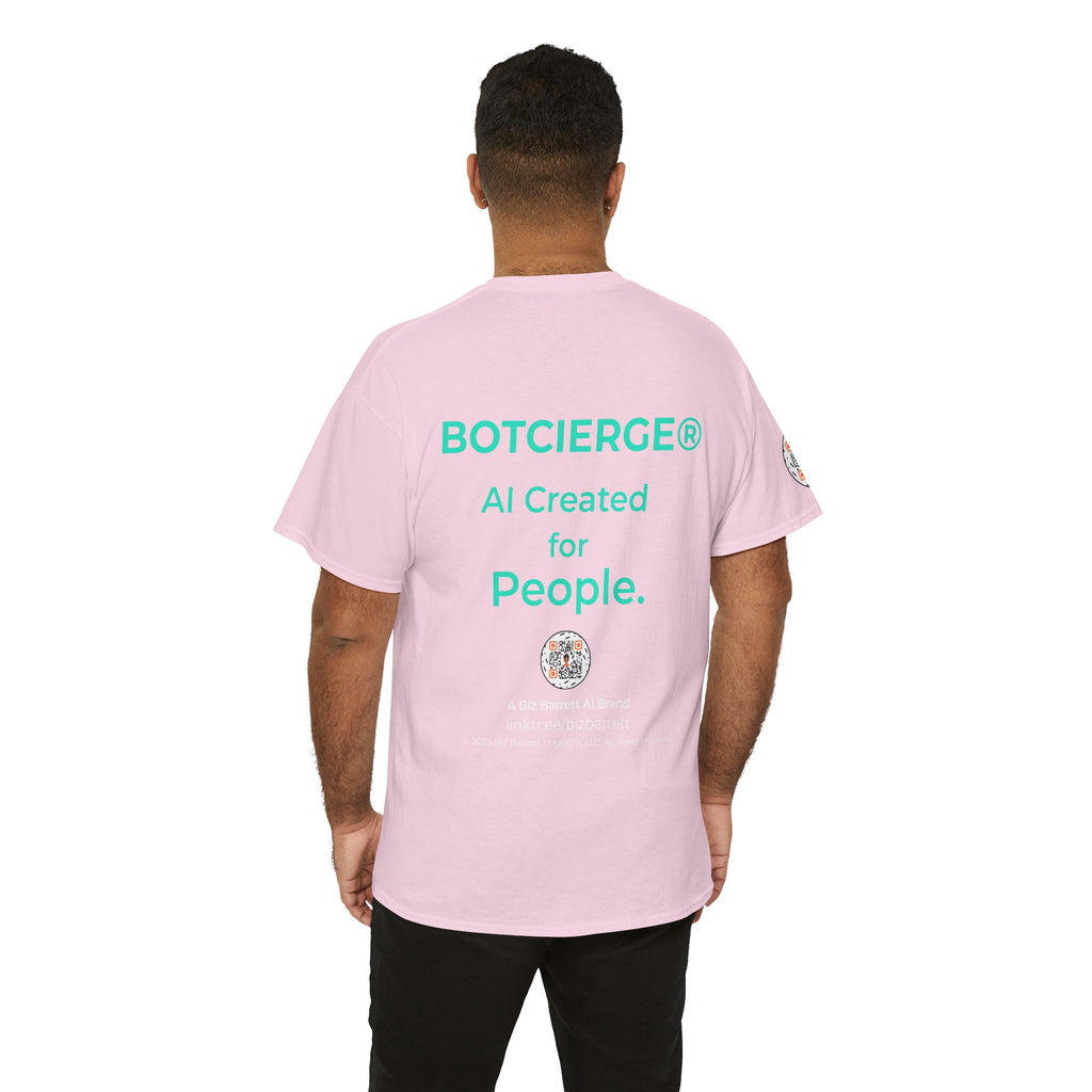 Unisex RememBOT™ Heavy Cotton Tee (Light Edition with White Lettering)