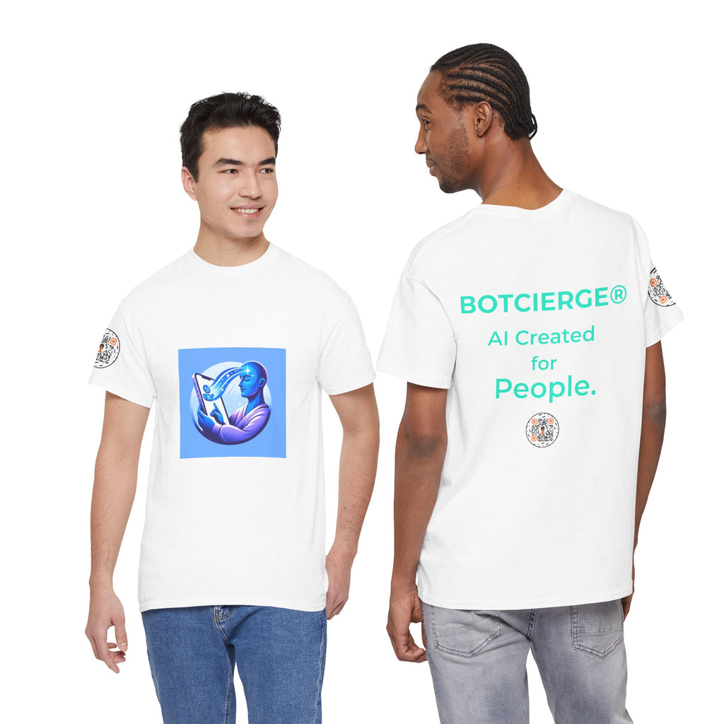 Unisex RememBOT™ Heavy Cotton Tee (Light Edition with White Lettering)