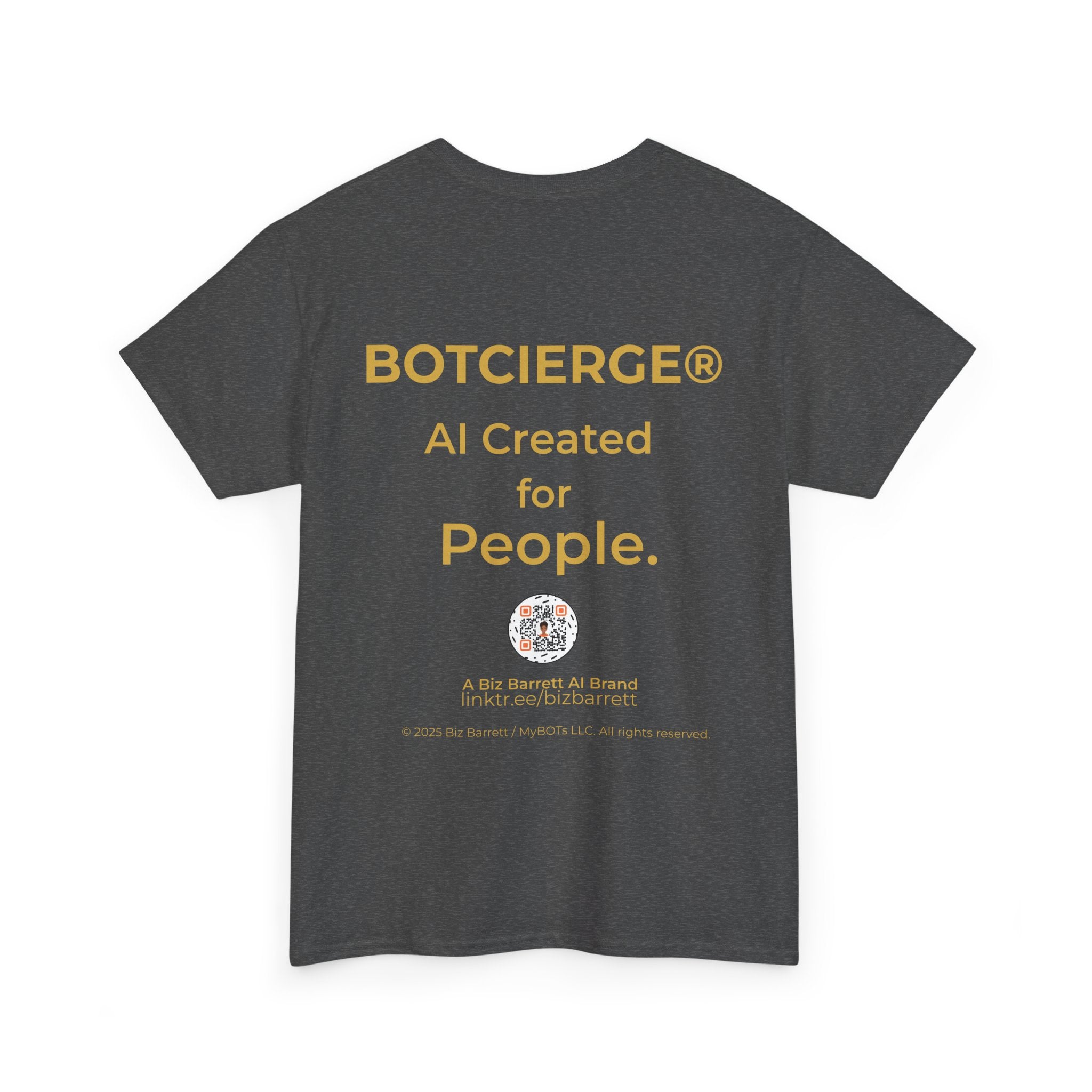 Unisex Personal Development BOT Heavy Cotton Tee (Dark Edition)