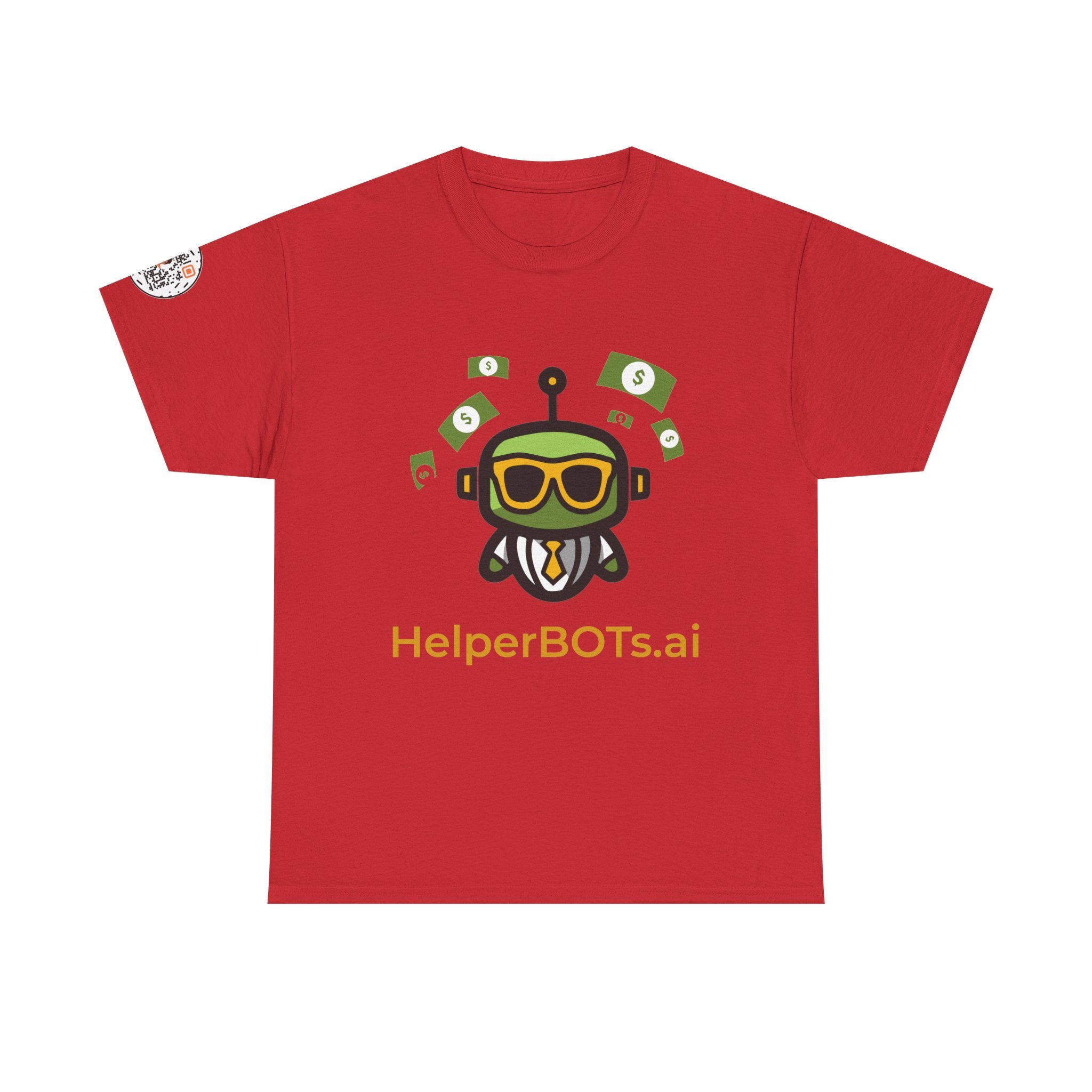 Unisex Financial BOT Heavy Cotton Tee (Dark Edition with Gold Print)