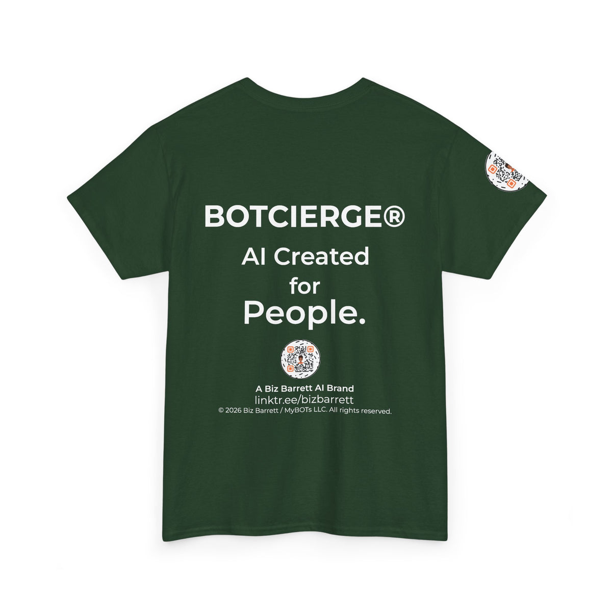 Unisex Love and Relationships BOT Heavy Cotton Tee (Dark Edition with White Print)