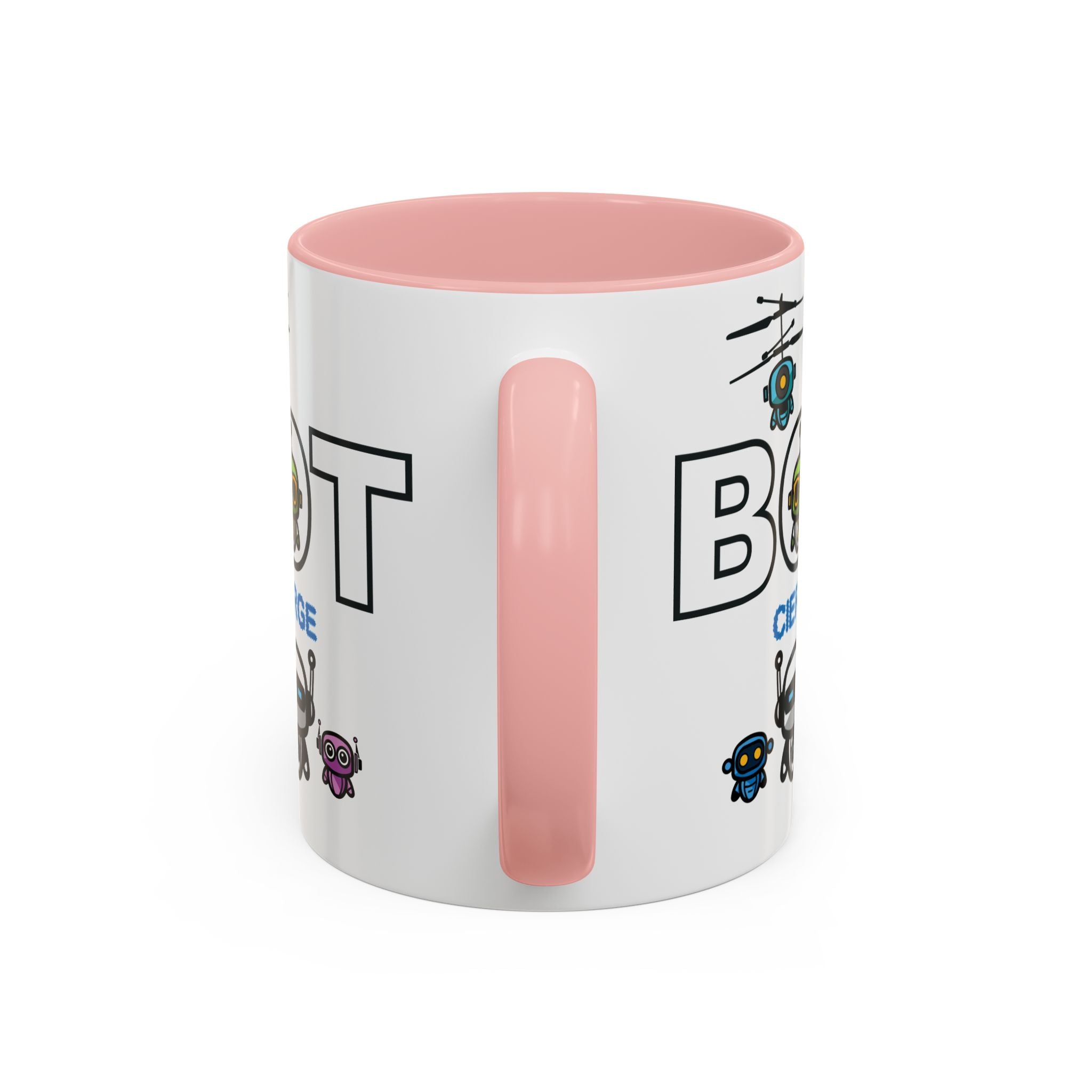 Logo Accent Coffee Mug (11, 15oz) (Light Edition with Black Print)