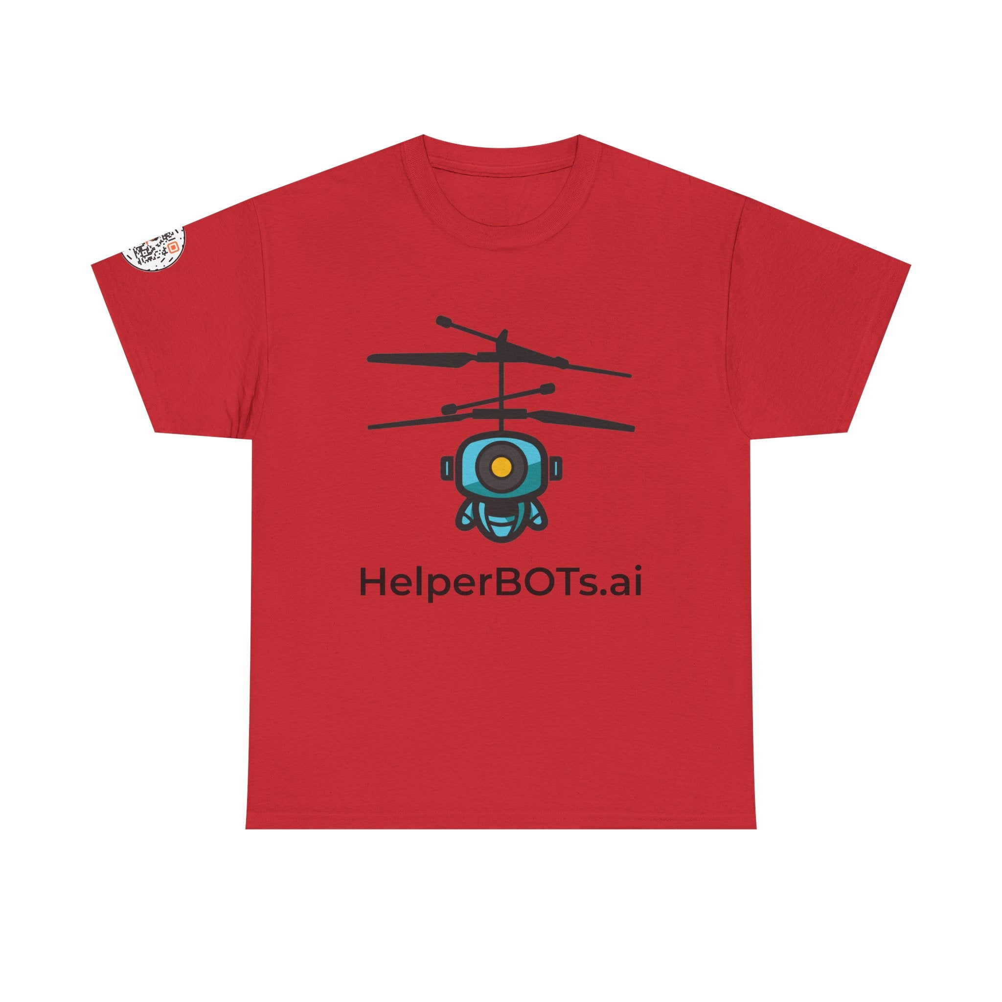Unisex Security BOT Heavy Cotton Tee (Light Edition with Black Print)