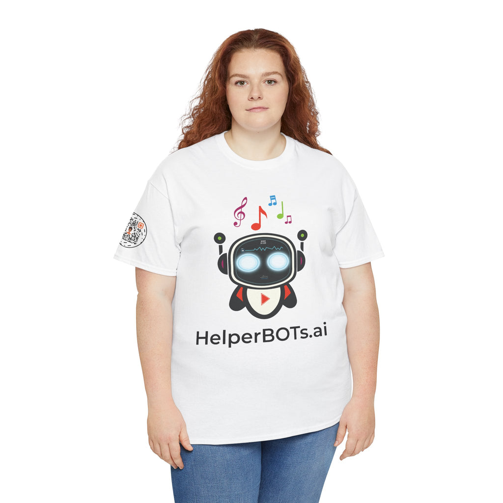 Unisex Music BOT Heavy Cotton Tee (Light Edition with Black Print)