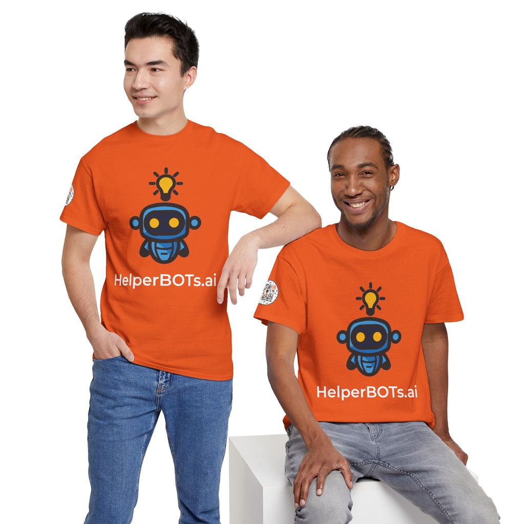 Unisex Personal Development BOT Heavy Cotton Tee (Dark Edition with White Print)