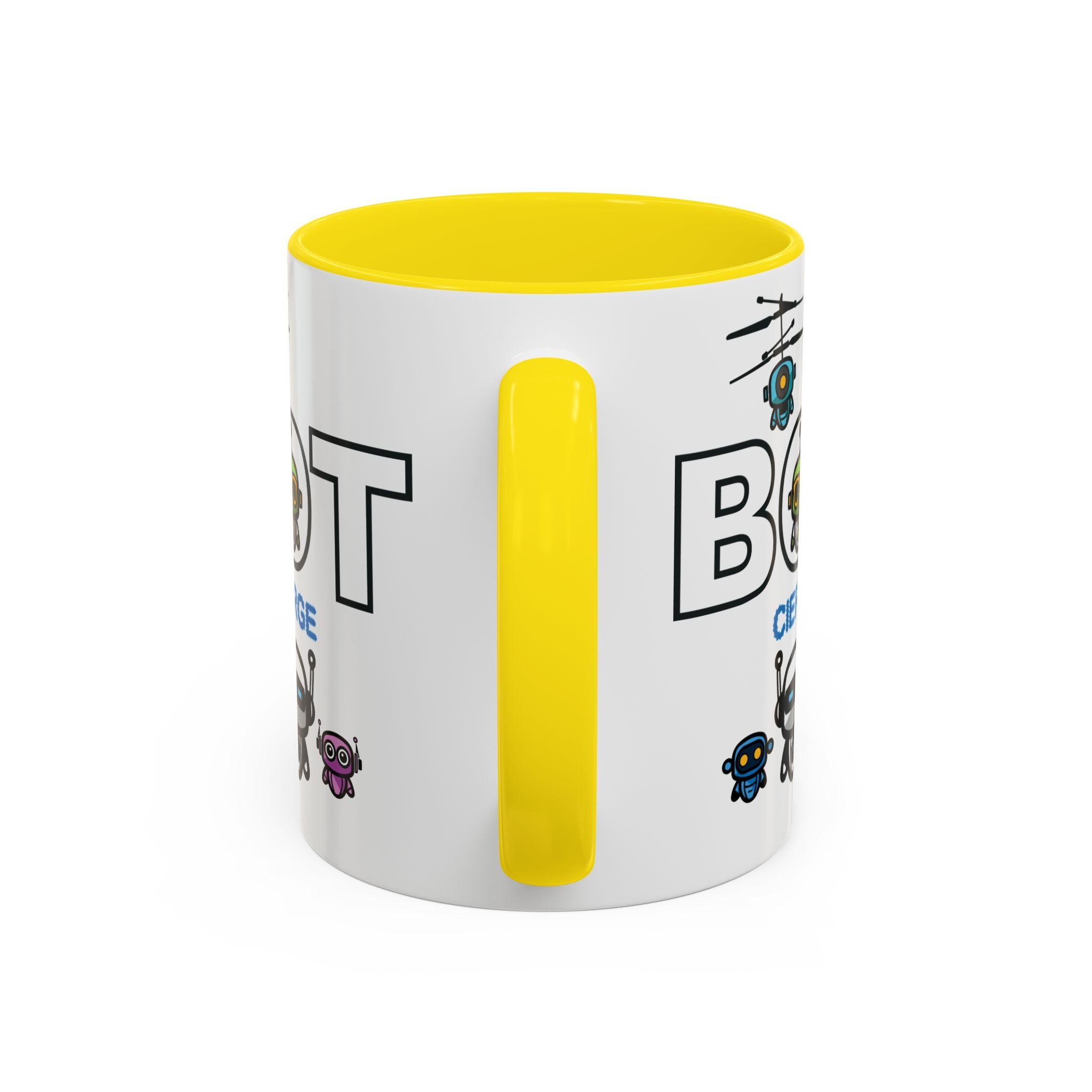 Logo Accent Coffee Mug (11, 15oz) (Light Edition with Black Print)