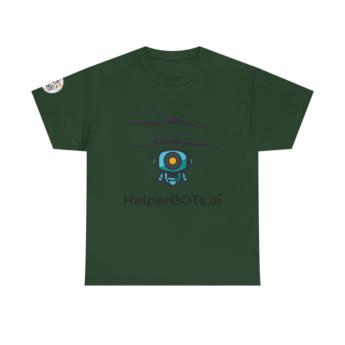 Unisex Security BOT Heavy Cotton Tee (Light Edition with Black Print)