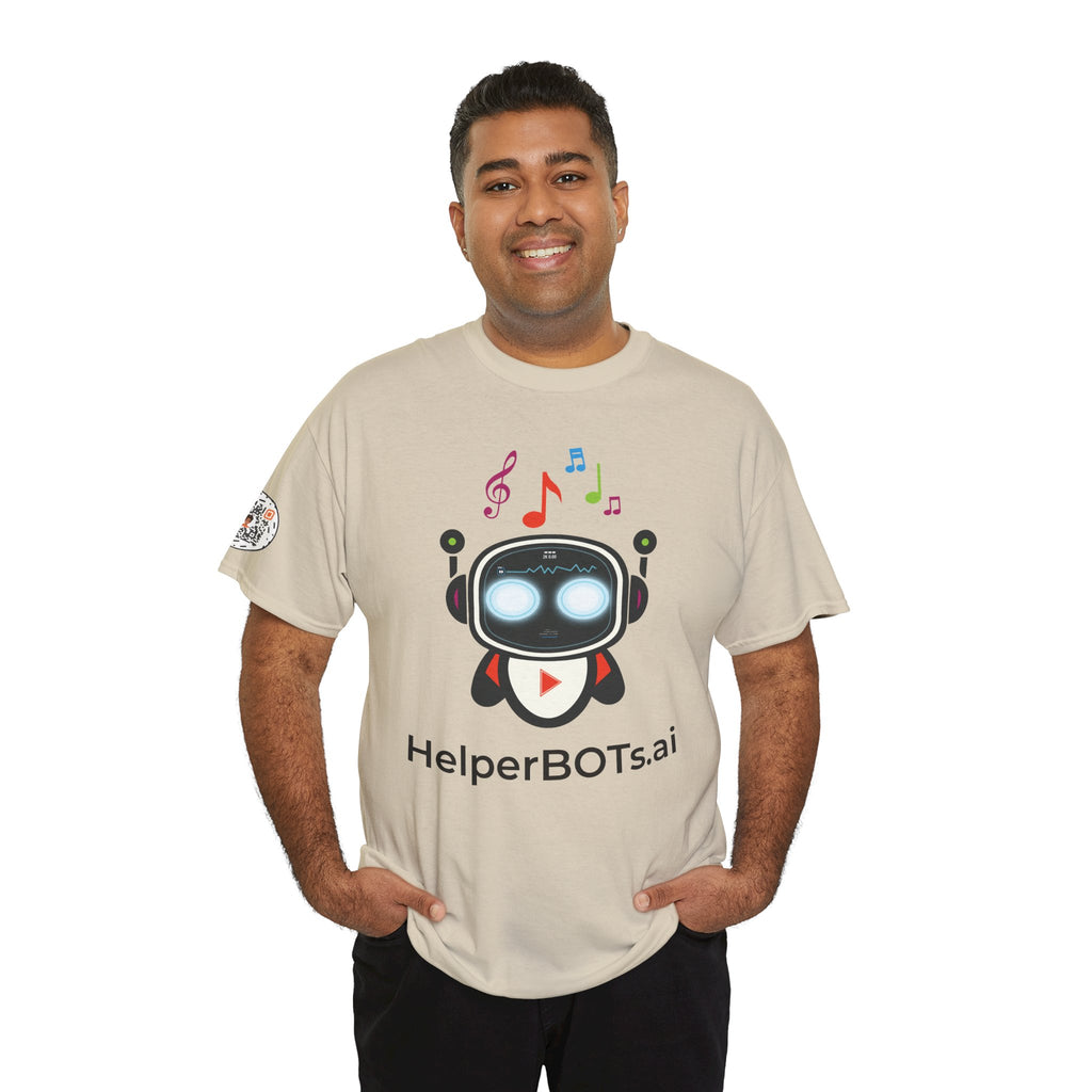 Unisex Music BOT Heavy Cotton Tee (Light Edition with Black Print)