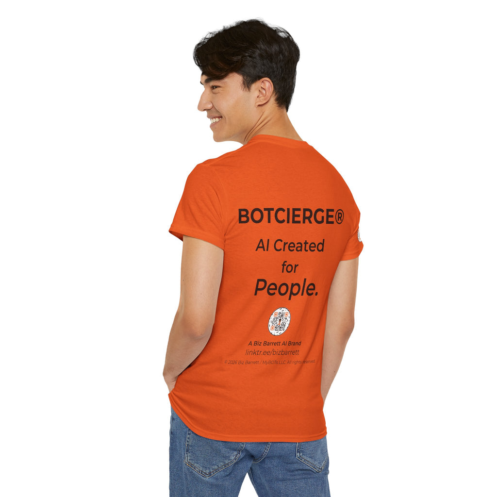 Unisex Personal Development BOT Heavy Cotton Tee (Light Edition with Black Print)