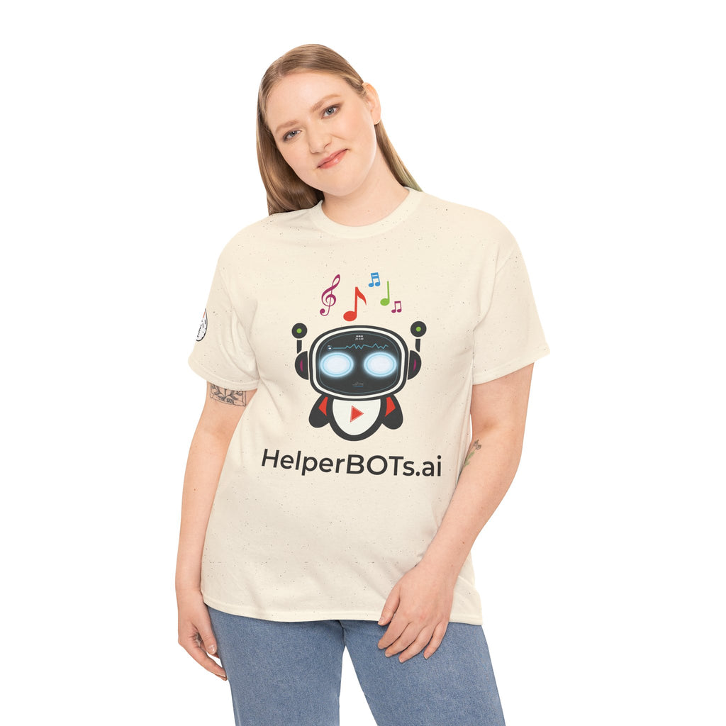 Unisex Music BOT Heavy Cotton Tee (Light Edition with Black Print)