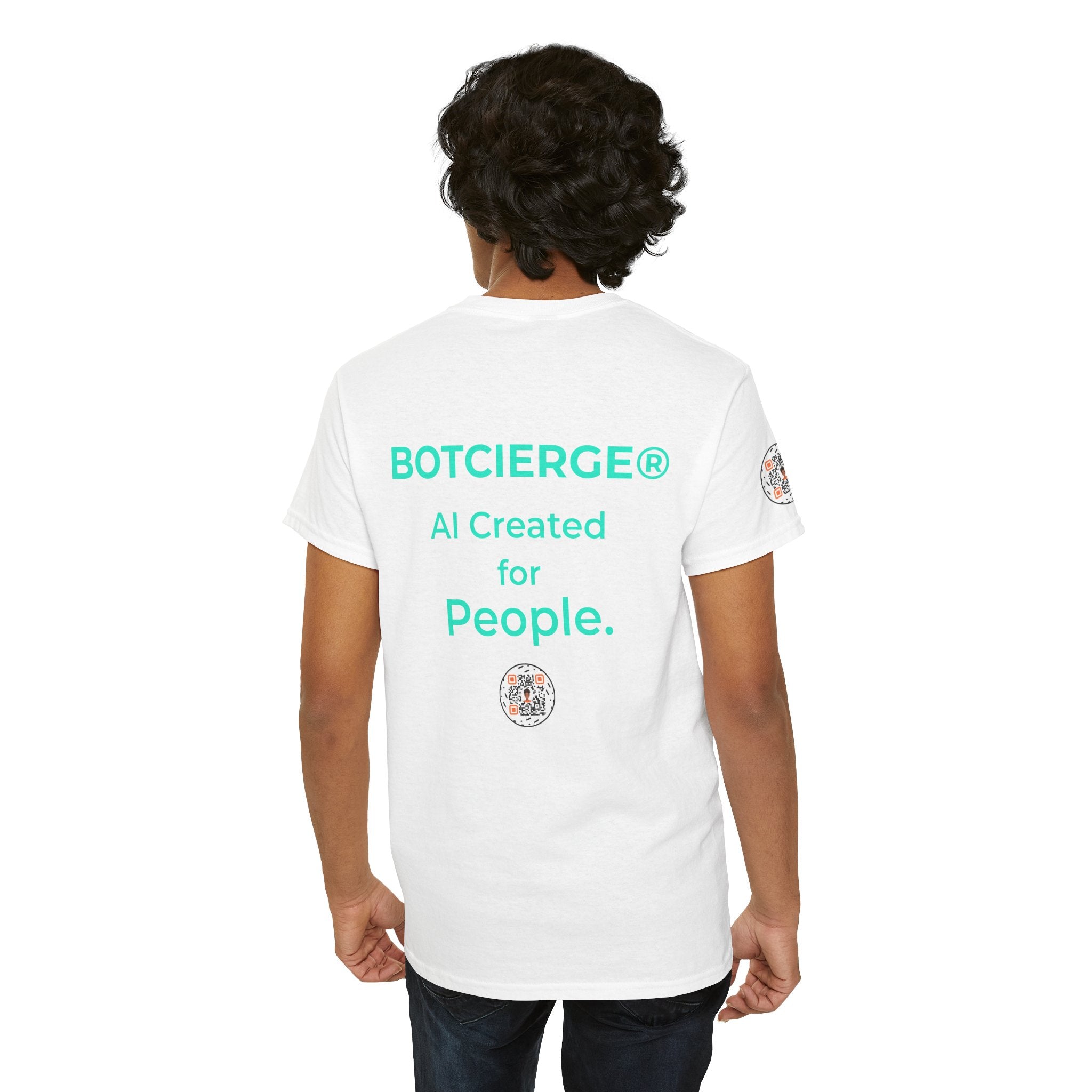 Unisex RememBOT™ Heavy Cotton Tee (Light Edition with White Lettering)