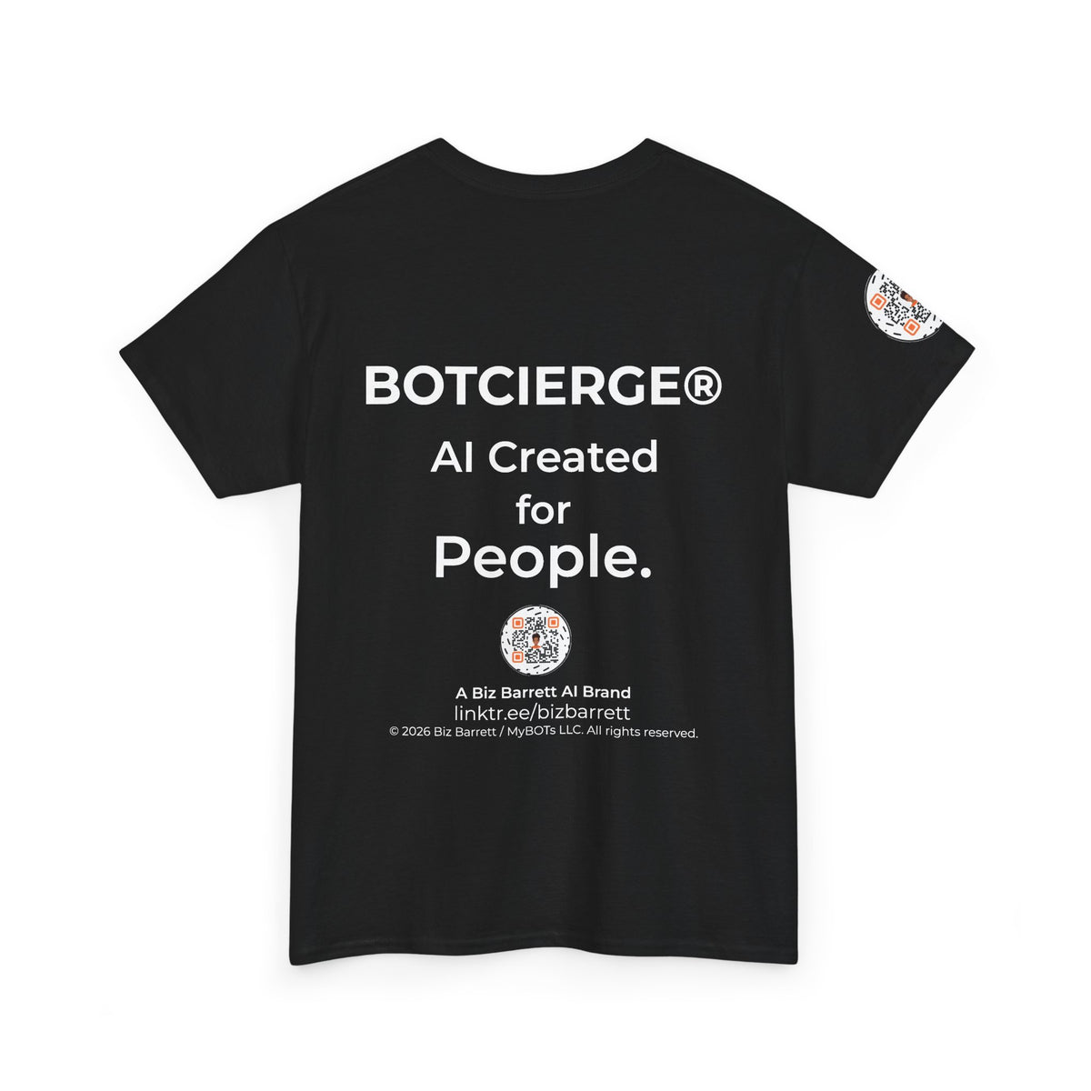 Unisex Love and Relationships BOT Heavy Cotton Tee (Dark Edition with White Print)