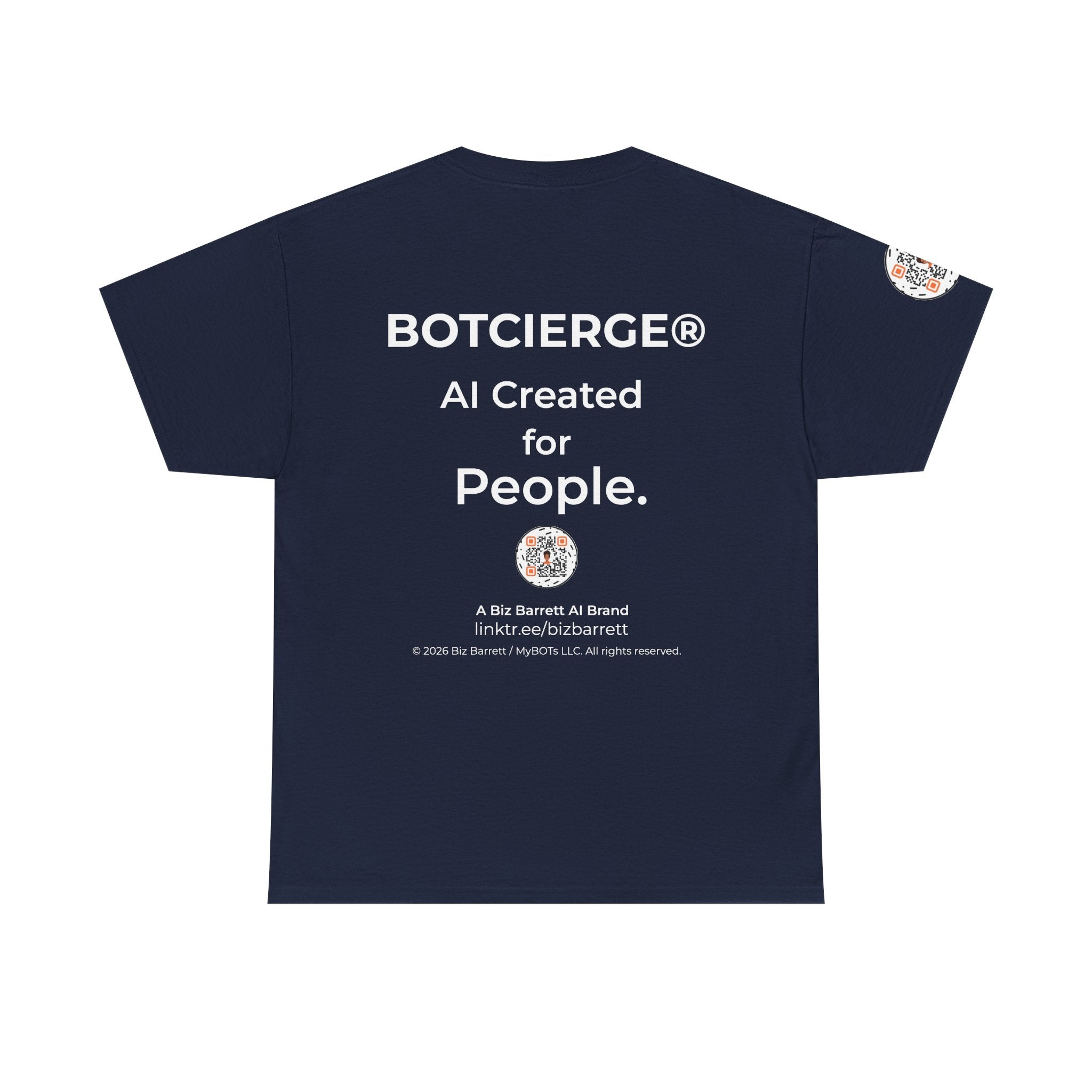 Unisex Music BOT Heavy Cotton Tee (Dark Edition with White Print)