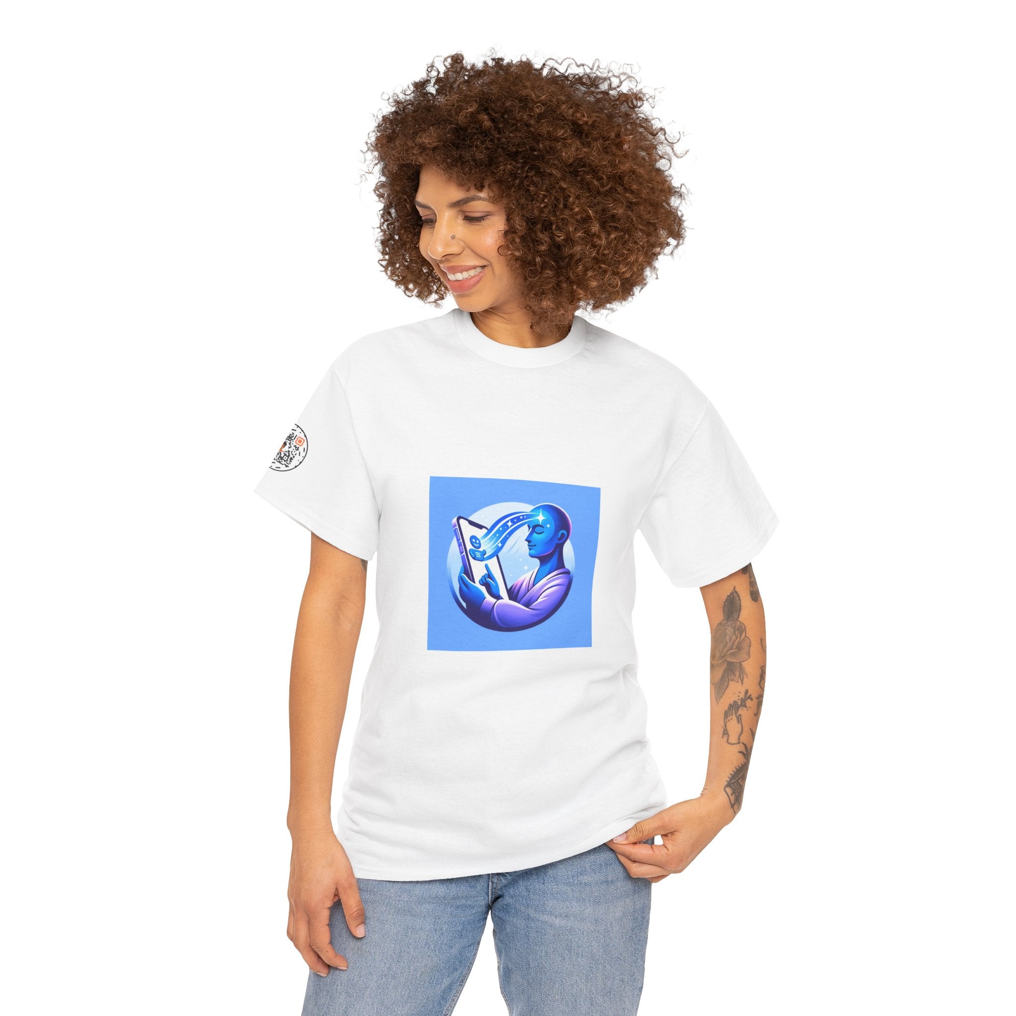 Unisex RememBOT™ Heavy Cotton Tee (Light Edition with White Lettering)