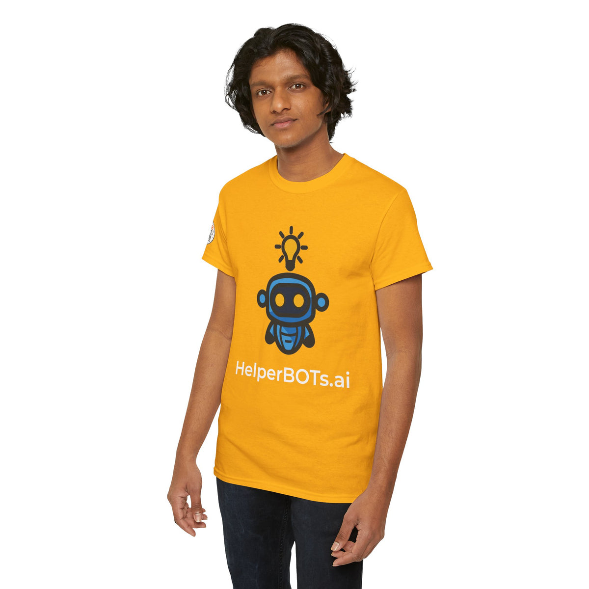 Unisex Personal Development BOT Heavy Cotton Tee (Dark Edition with White Print)