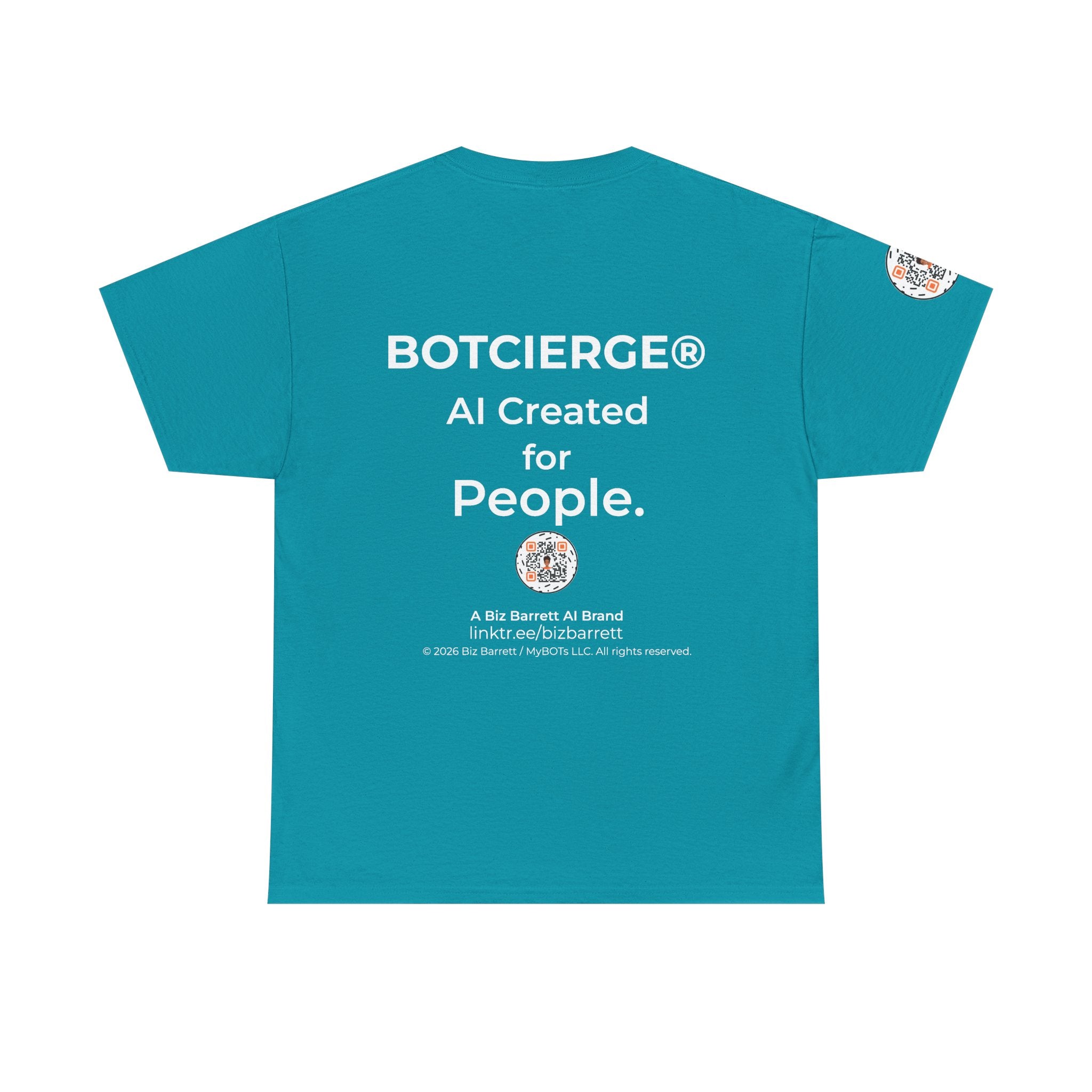 Unisex Medical BOT Heavy Cotton Tee (Dark Edition with White Print)