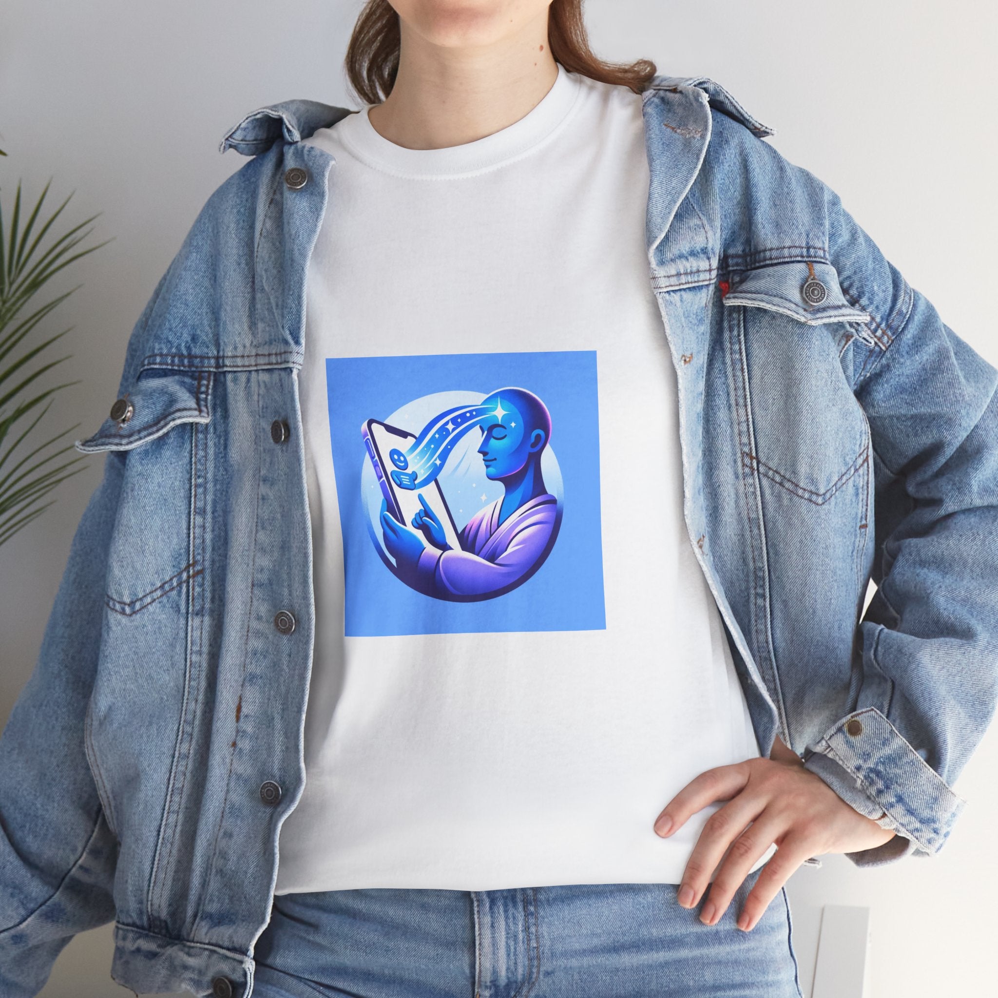 Unisex RememBOT™ Heavy Cotton Tee (Light Edition with White Lettering)