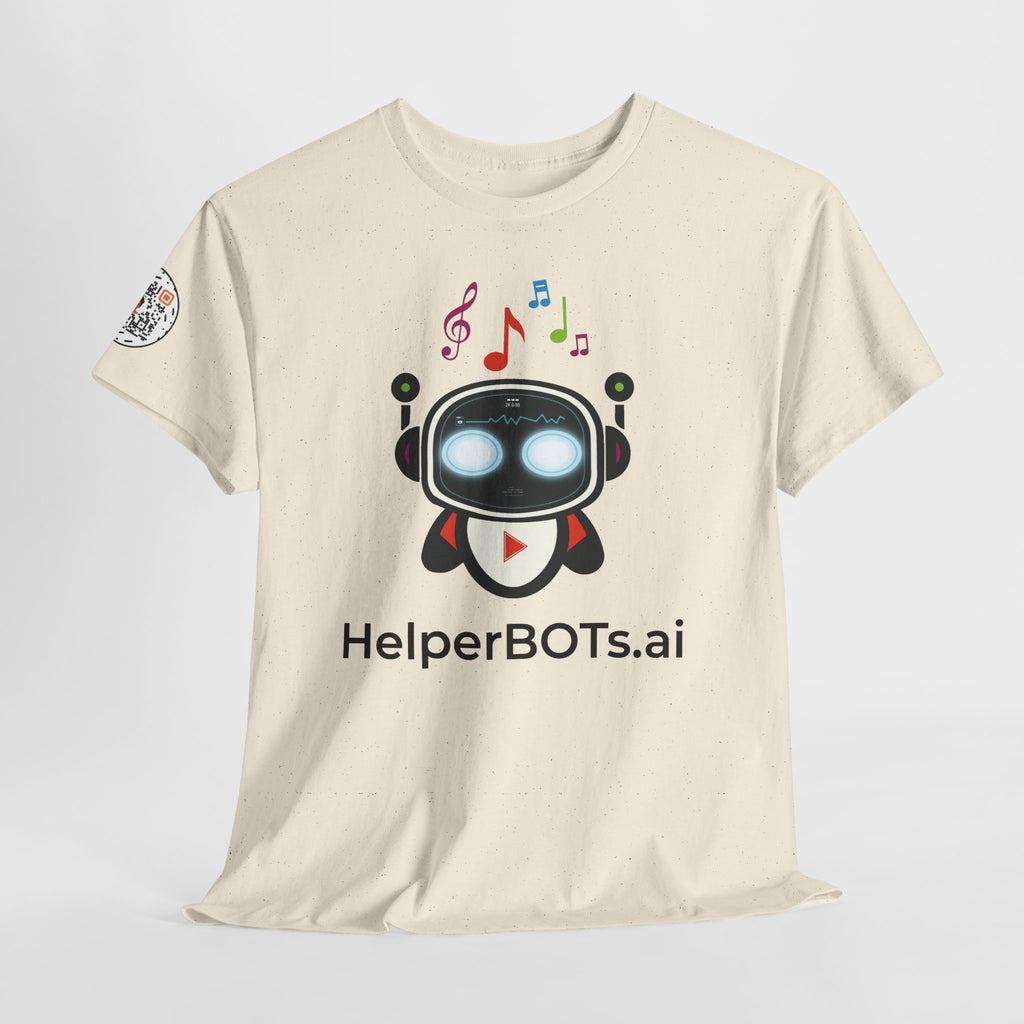 Unisex Music BOT Heavy Cotton Tee (Light Edition with Black Print)