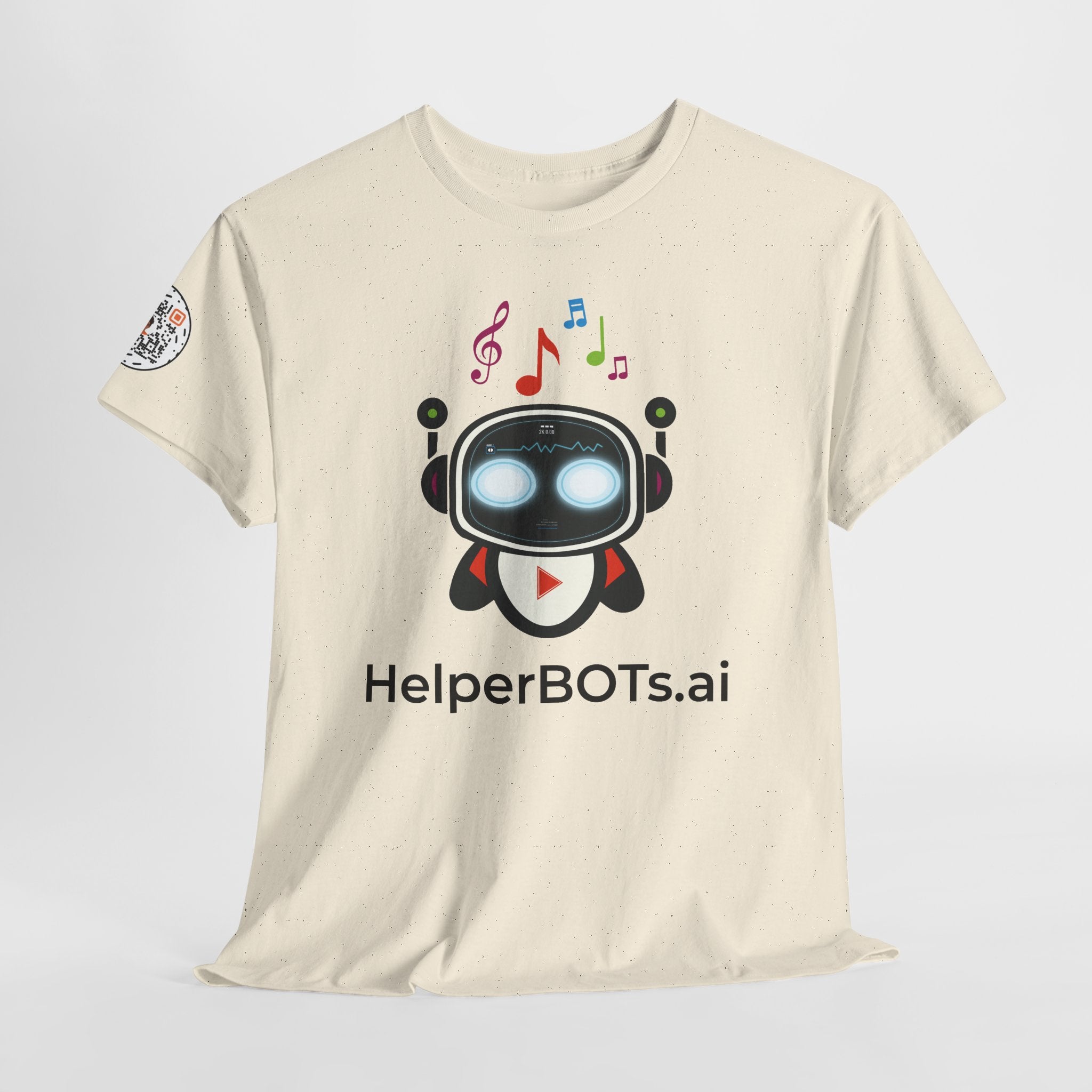 Unisex Music BOT Heavy Cotton Tee (Light Edition with Black Print)