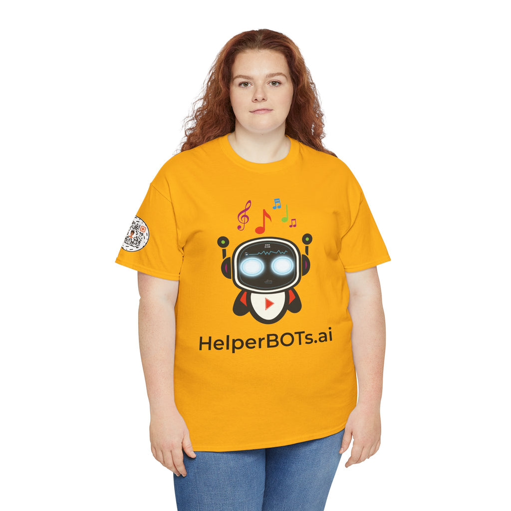 Unisex Music BOT Heavy Cotton Tee (Light Edition with Black Print)