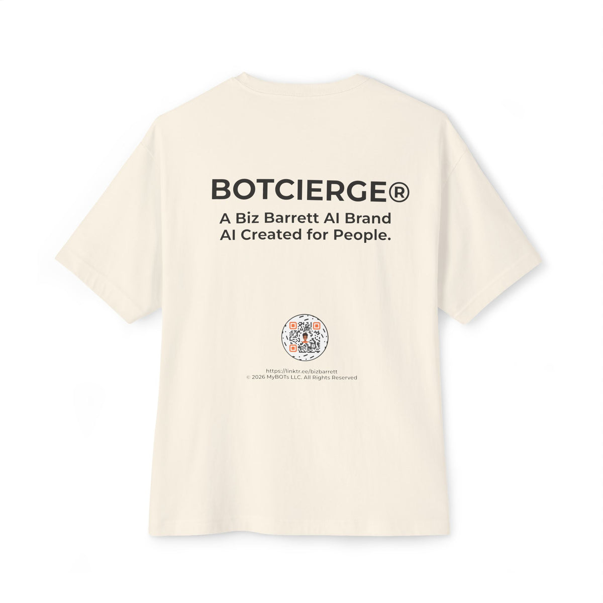 Unisex Logo Oversized Boxy Tee (Light Edition)