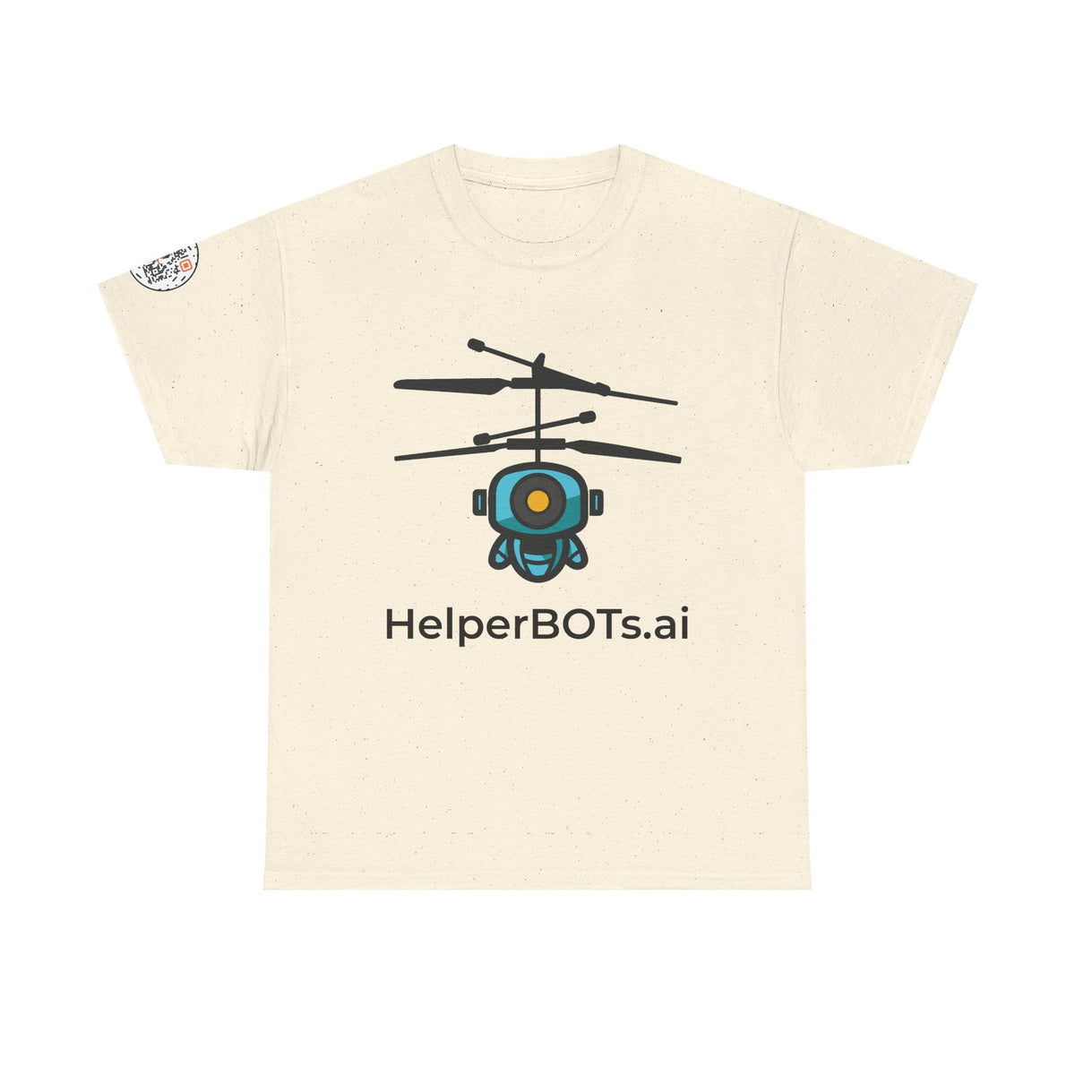 Unisex Security BOT Heavy Cotton Tee (Light Edition with Black Print)