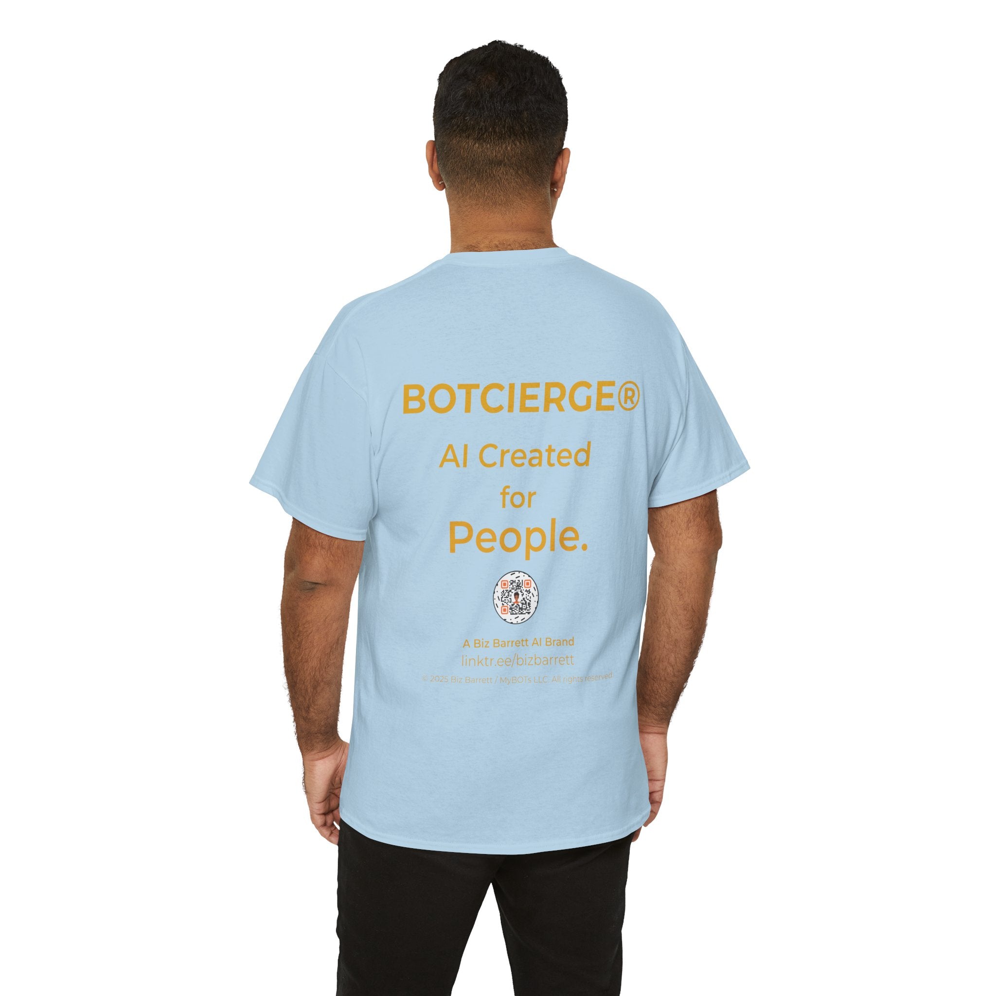 Unisex Financial BOT Heavy Cotton Tee (Dark Edition with Gold Print)