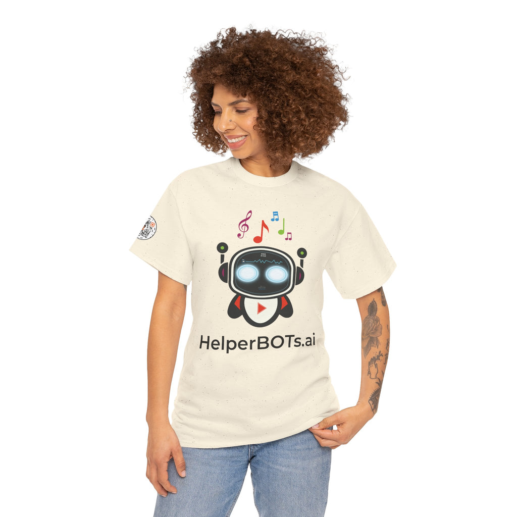 Unisex Music BOT Heavy Cotton Tee (Light Edition with Black Print)