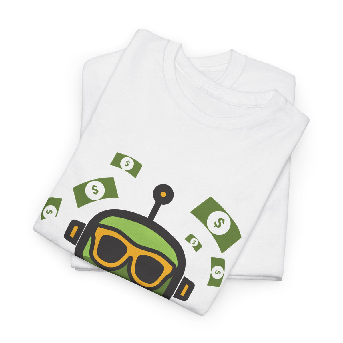 Unisex Financial BOT Heavy Cotton Tee (Light Edition with Gold Print)
