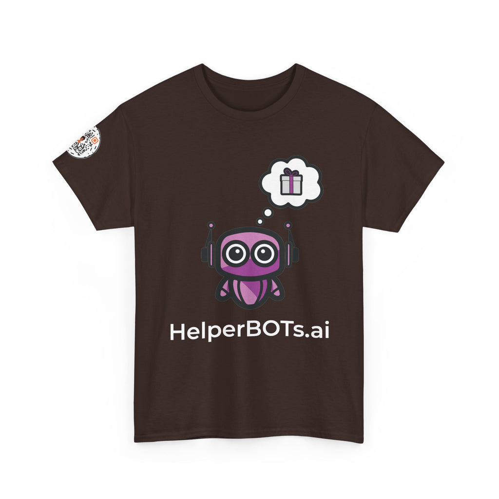 Unisex Love and Relationships BOT Heavy Cotton Tee (Dark Edition with White Print)
