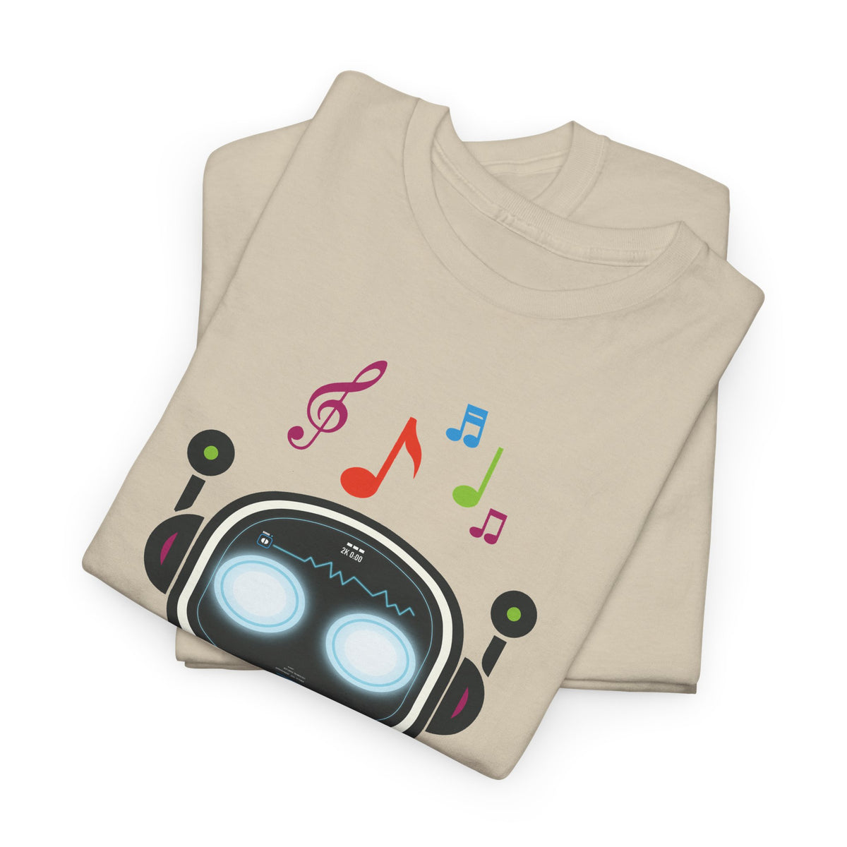 Unisex Music BOT Heavy Cotton Tee (Light Edition with Black Print)