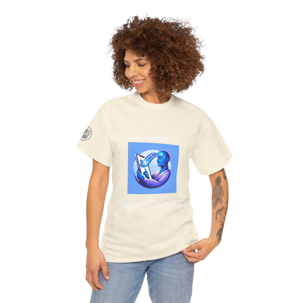 Unisex RememBOT™ Heavy Cotton Tee (Light Edition with White Lettering)