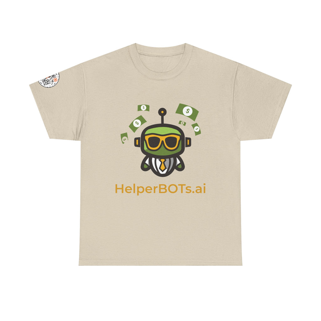 Unisex Financial BOT Heavy Cotton Tee (Dark Edition with Gold Print)